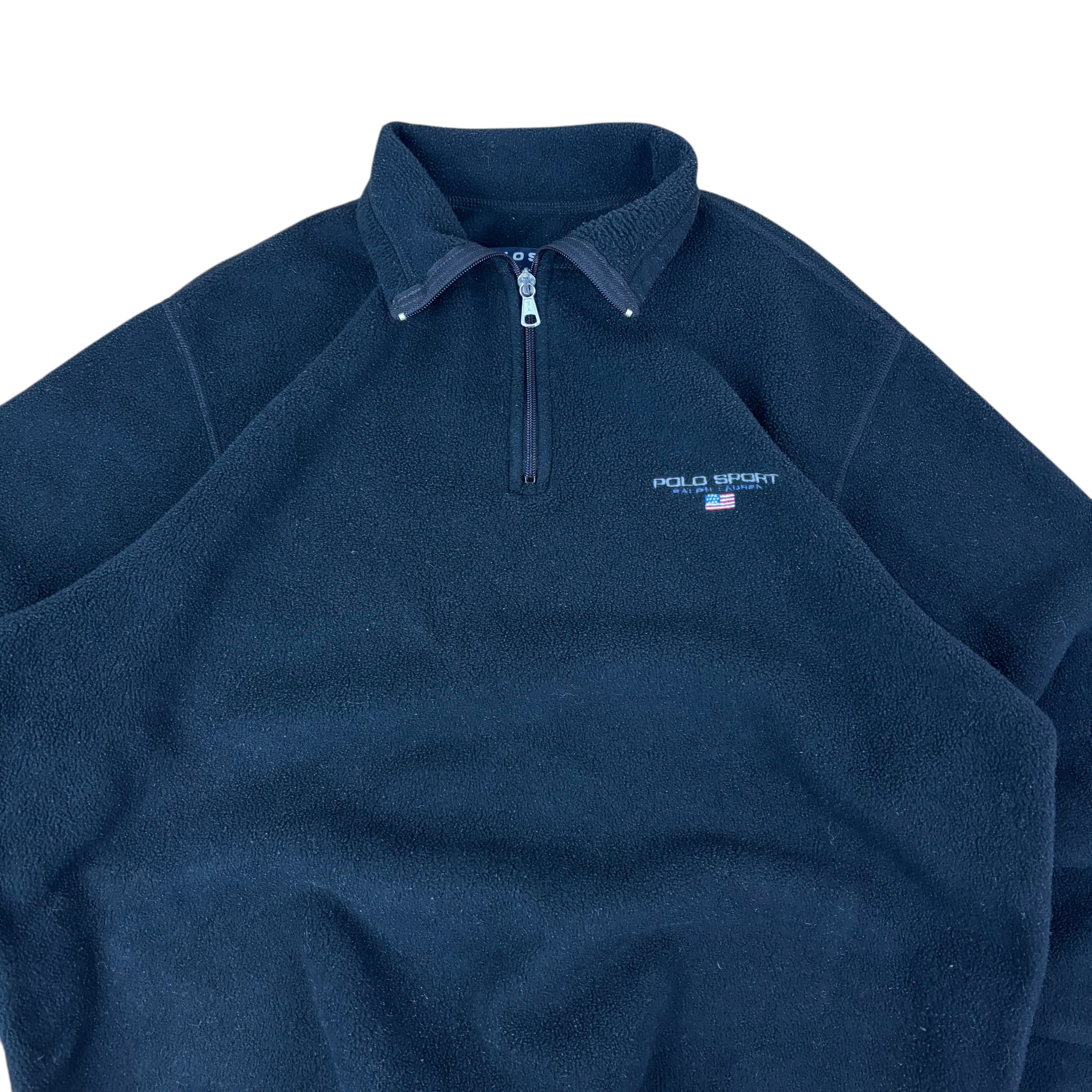 Polo Sport Ralph Lauren Black Q-Zip Fleece (M)