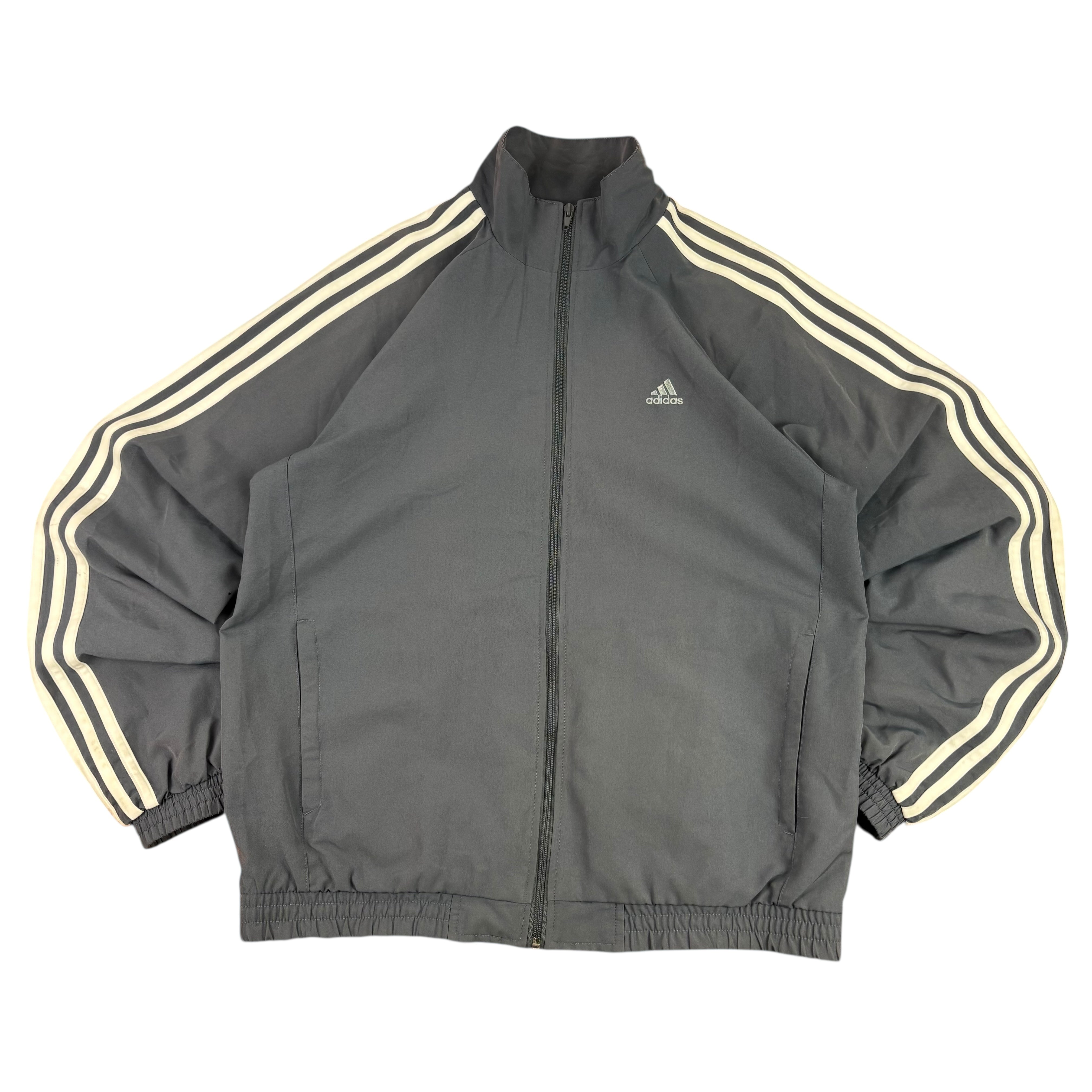 Adidas Performance Essentials Grey Y2K Windbreaker Tracksuit (M)