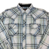 Cowboy Up Pearl Snap Plaid Shirt (XL)