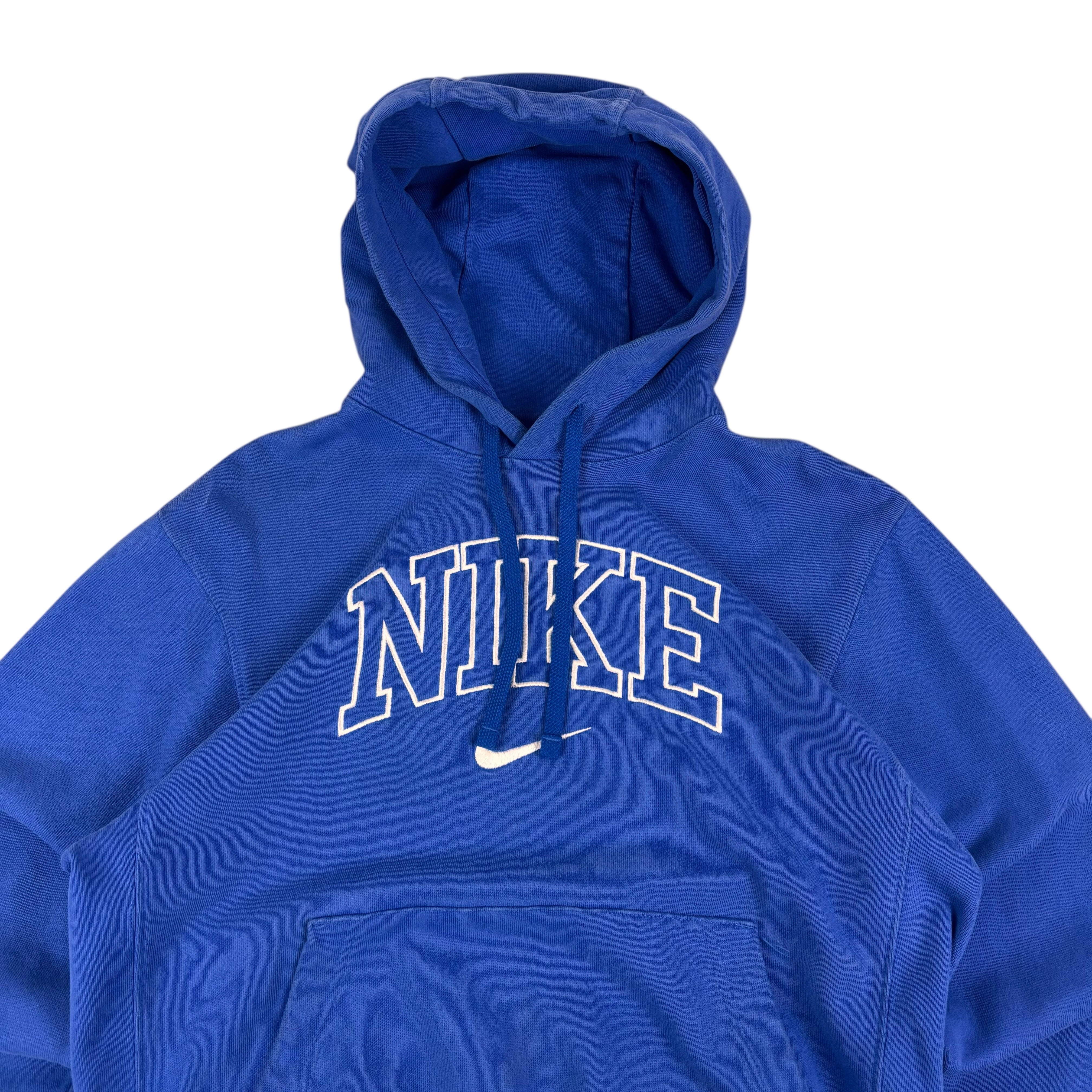 Nike Blue Spell-Out Hoodie (S)