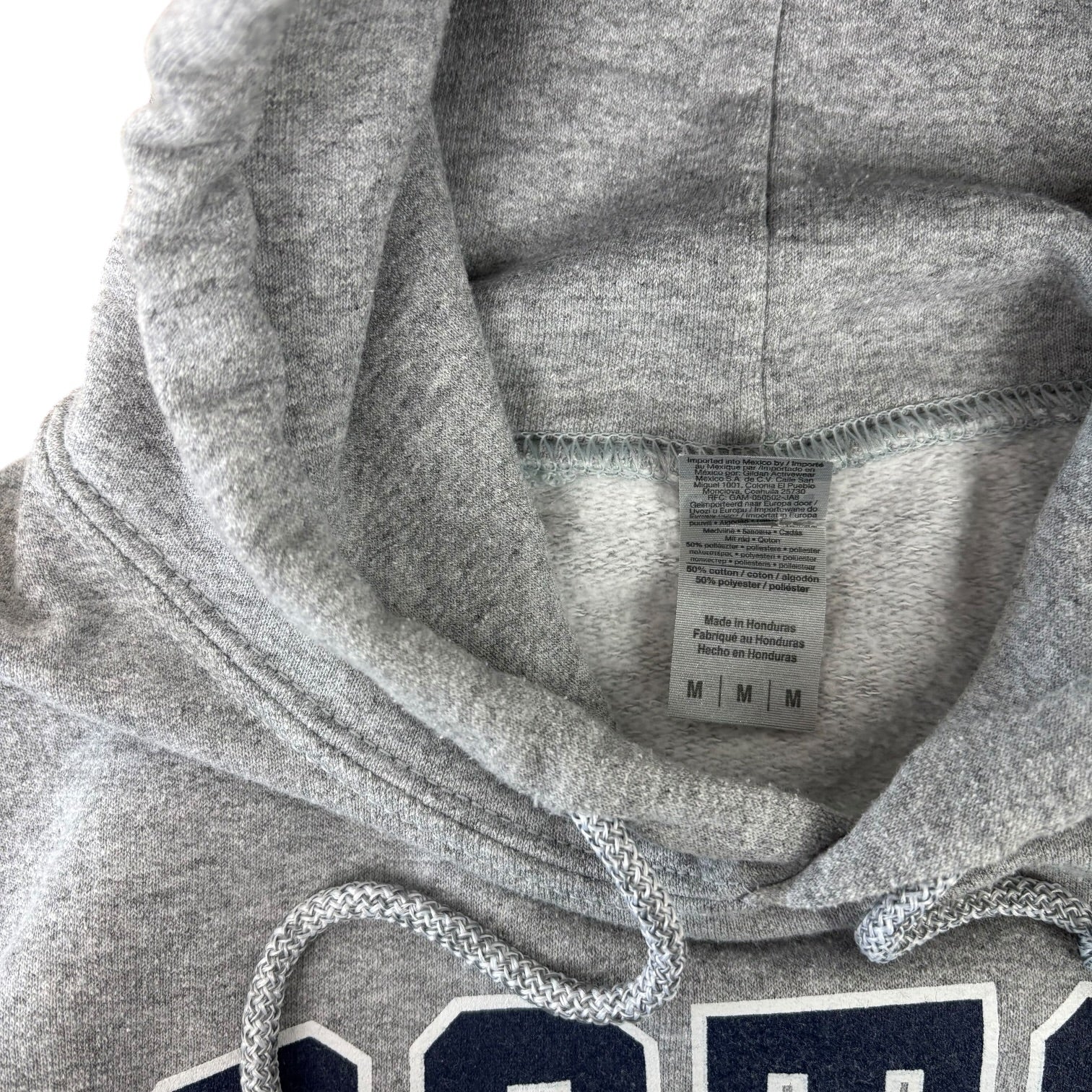 Gildan Vintage Grey Boston Hoodie (M)