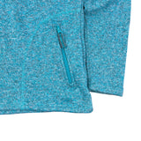 Mountain Warehouse Turquoise Knit Fleece Hoodie (Women’s L)