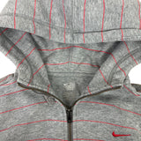 Nike Y2K Red Striped Hoodie (Women’s M)