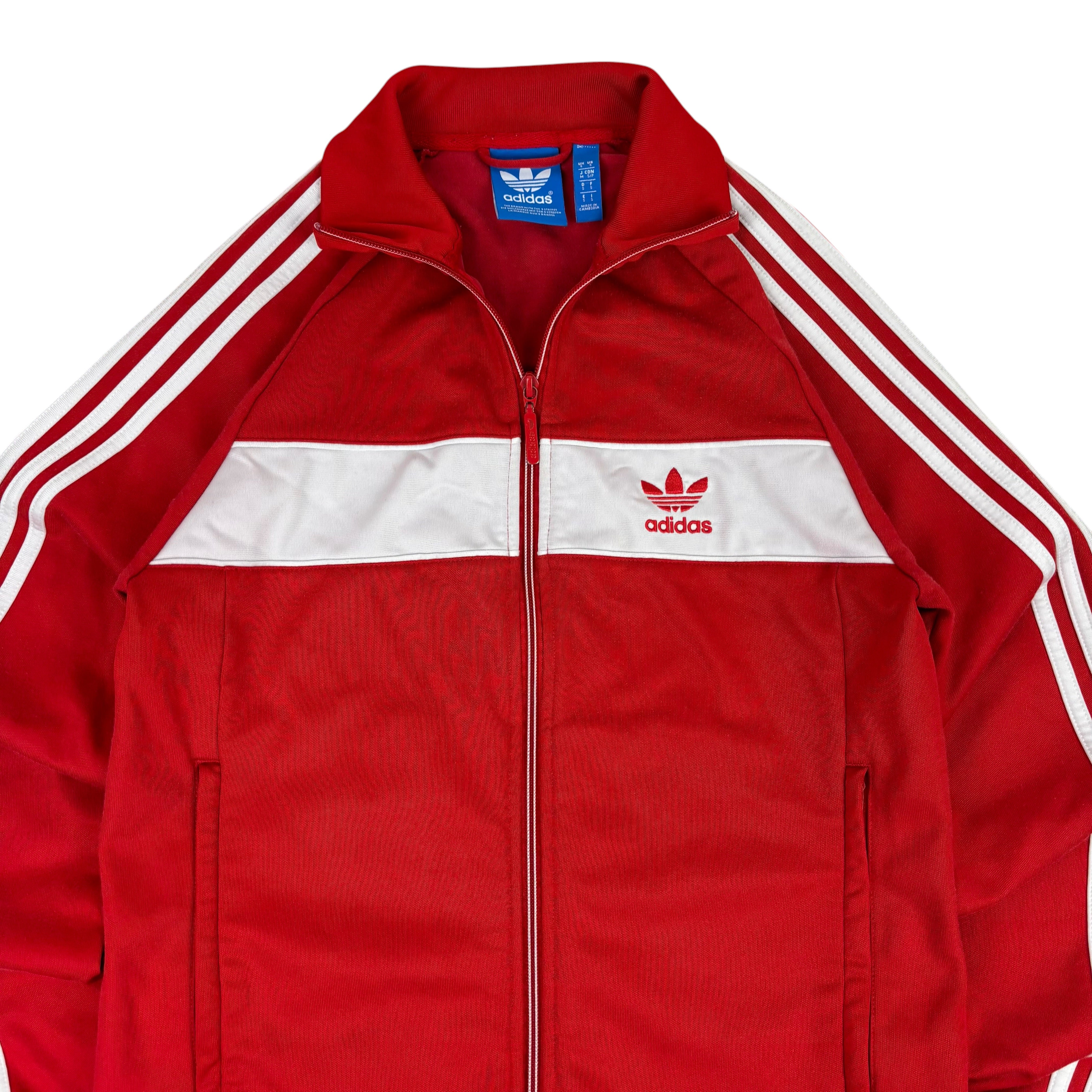 Adidas Y2K Red Logo Track Jacket (S)