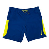 Nike Performance Blue Yellow Shorts (L)