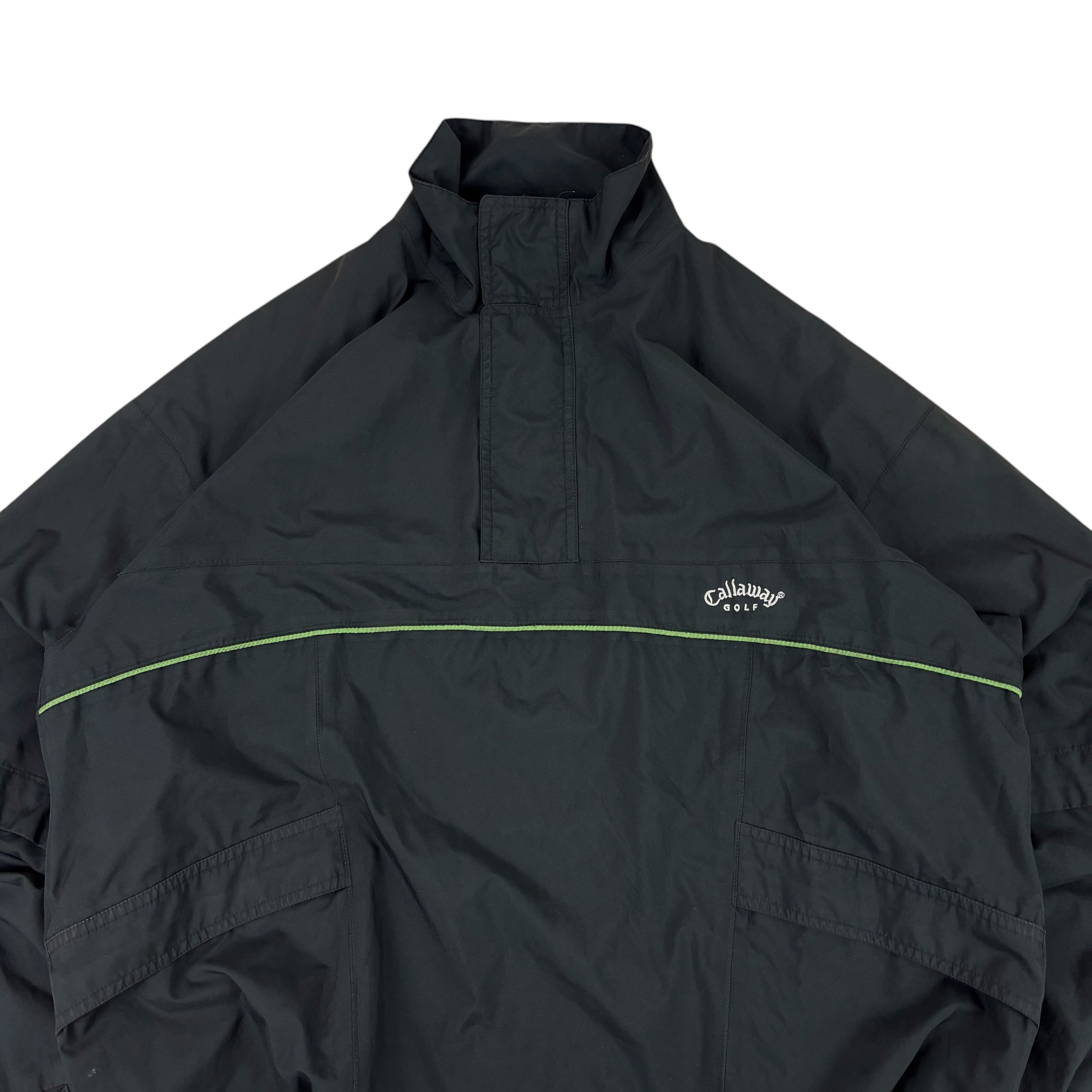 Callaway Golf Black Q-Zip Windbreaker (M)