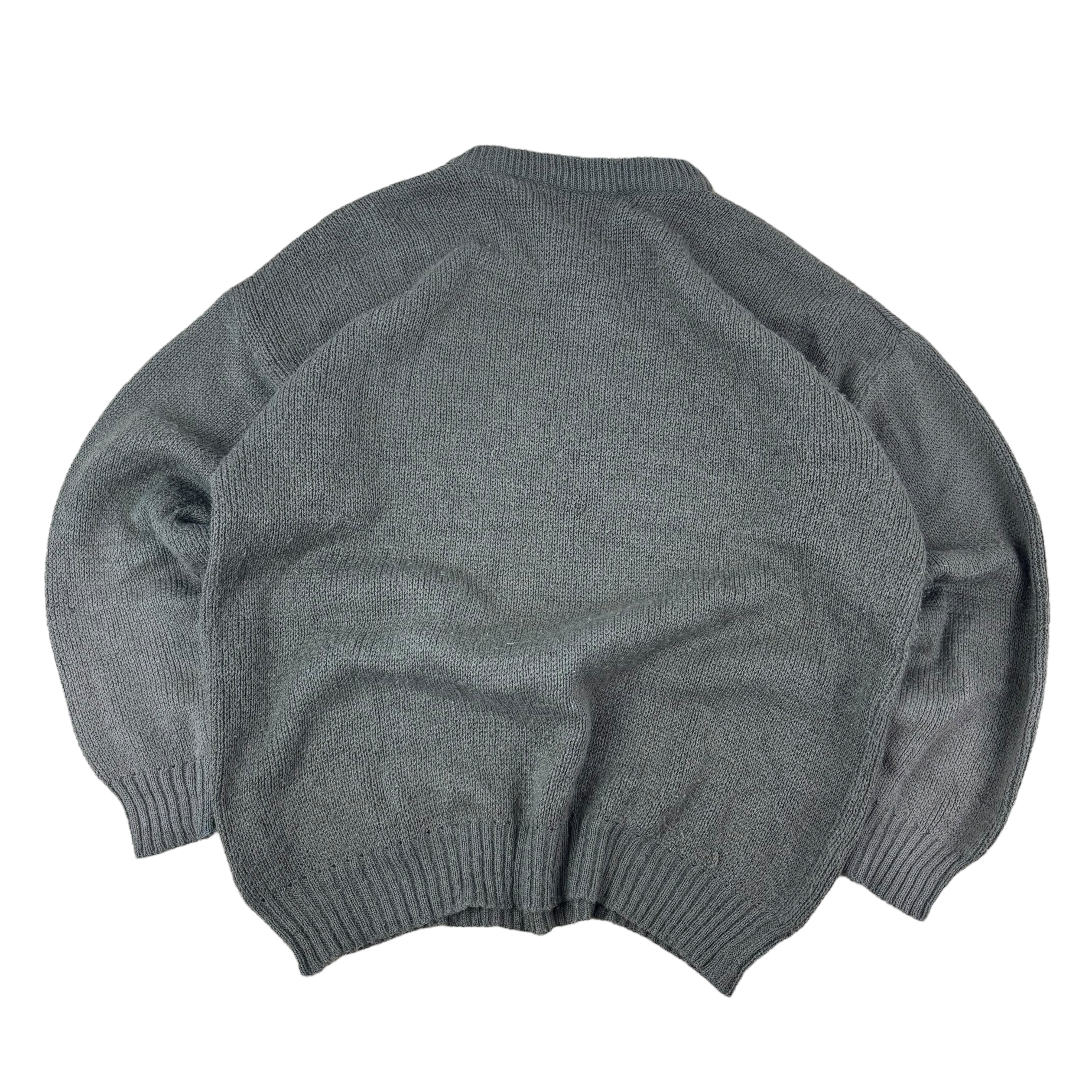 Malharia Vintage Brown Knitted Sweater (L)