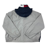 Tommy Hilfiger Grey Y2K Logo Windbreaker (L)