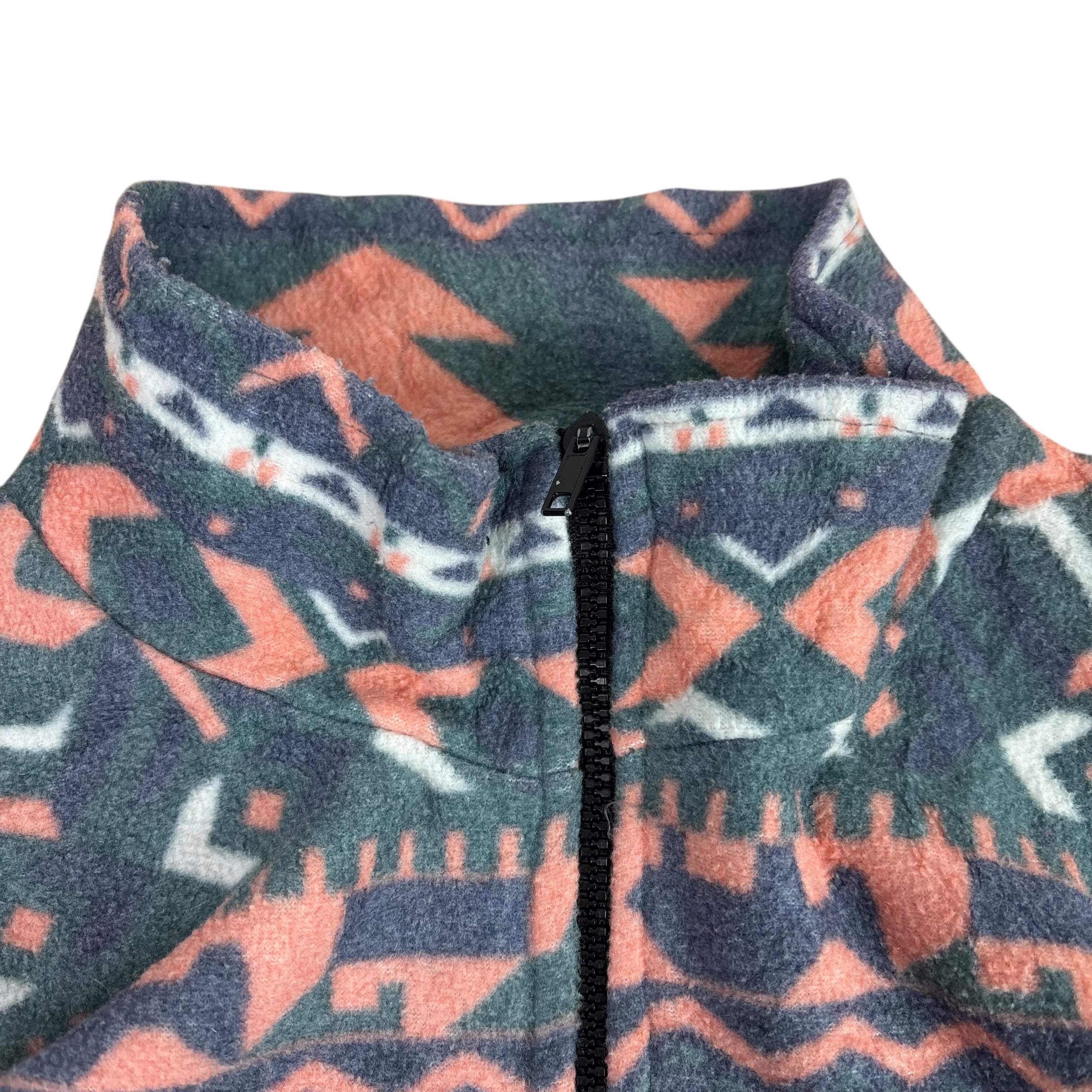 New Fast Vintage Q-Zip Pattern Fleece (XXL)