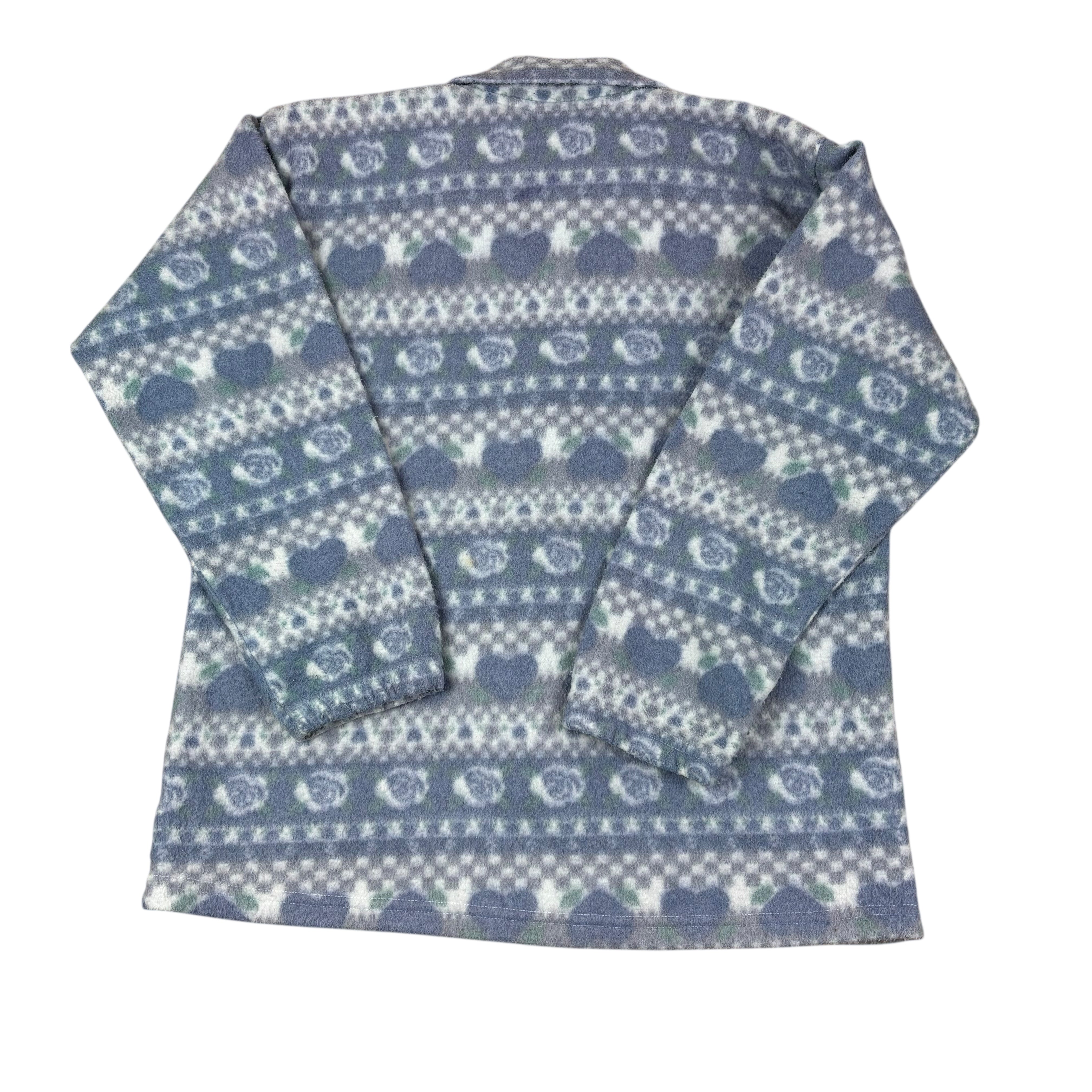 Vintage Blue Pattern Fleece (S)