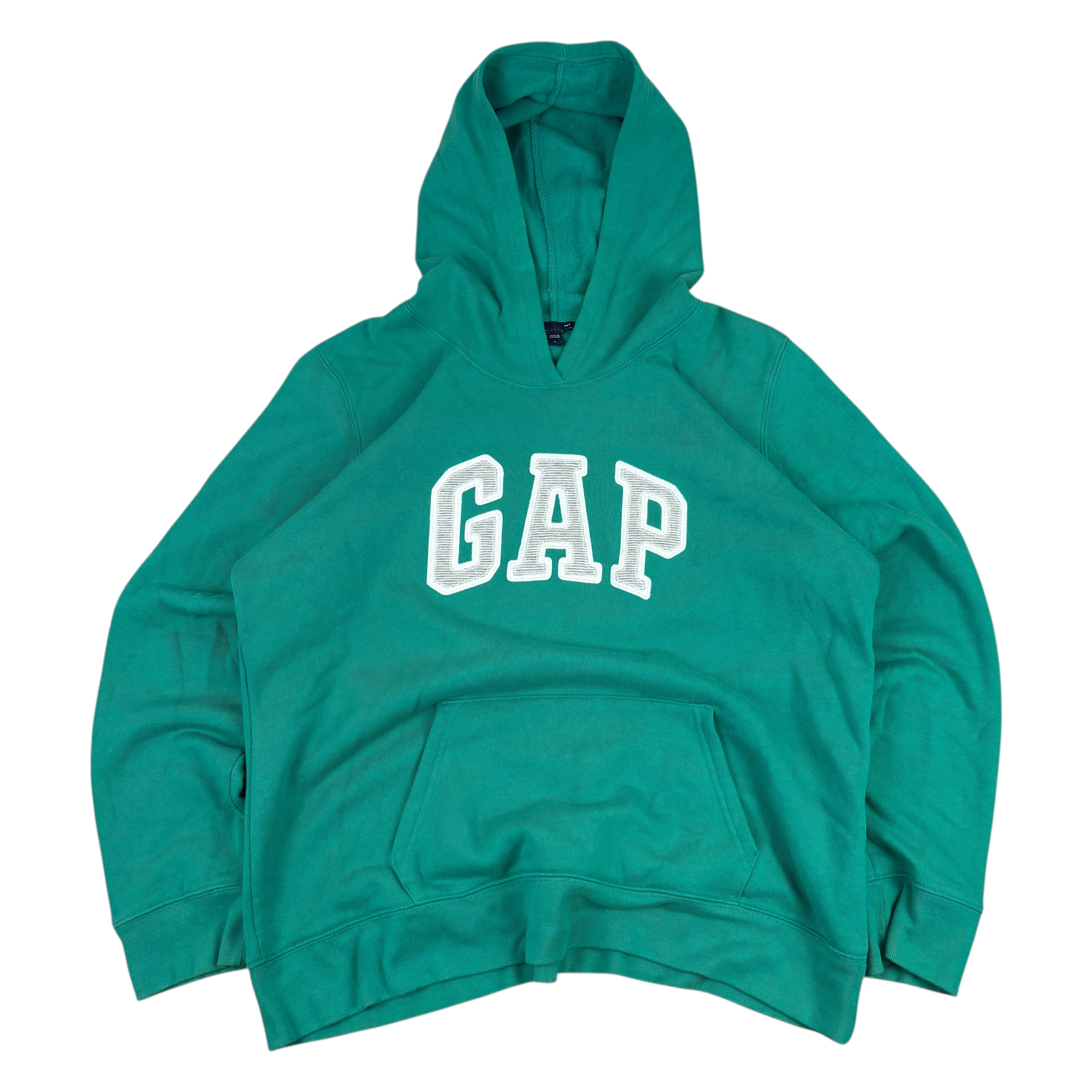 GAP Green Arc Logo Hoodie (L)