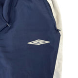 Umbro Y2K Navy Wide-Leg Baggy Trackies (M)