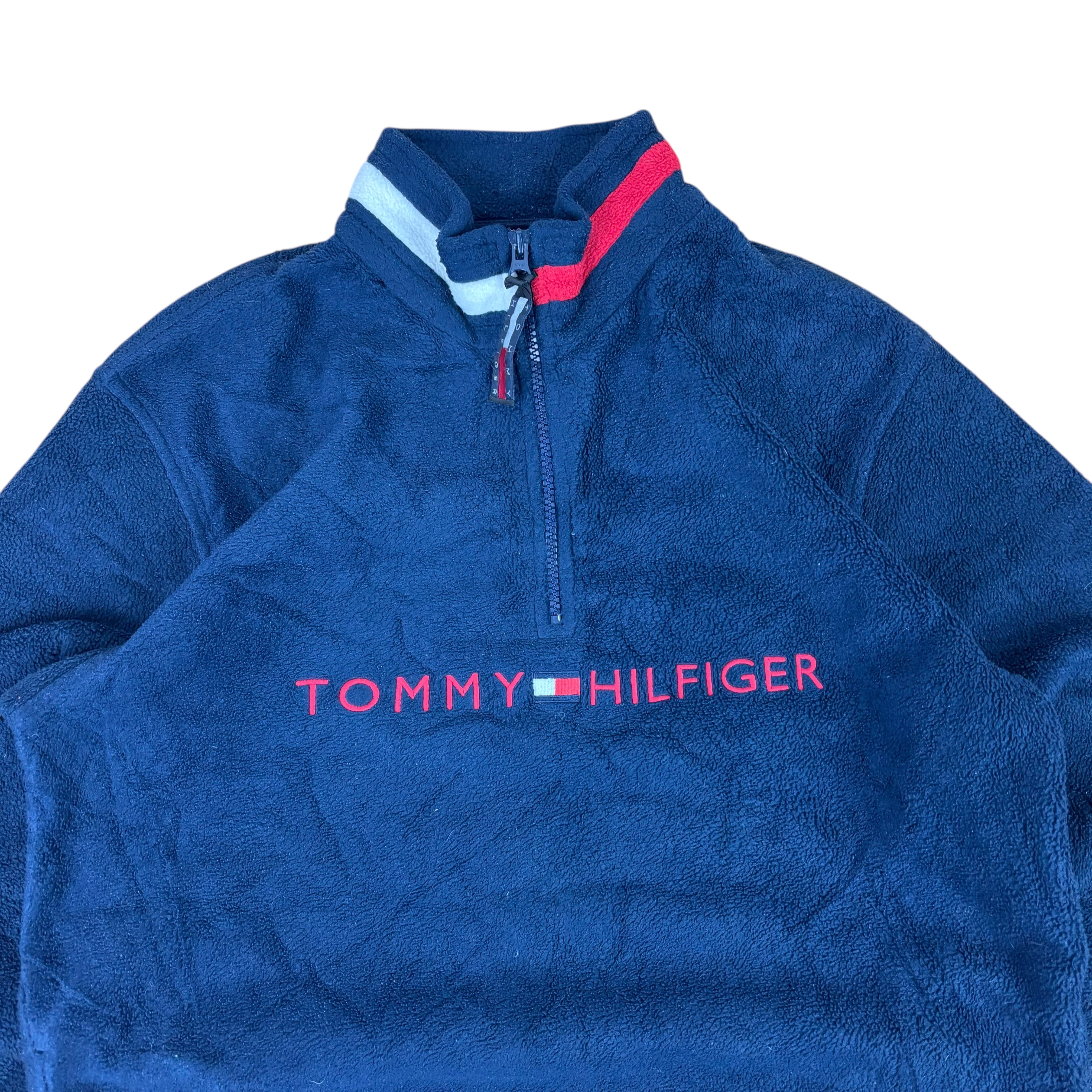 Tommy Hilfiger Y2K Navy Q-Zip Fleece (Women’s L)