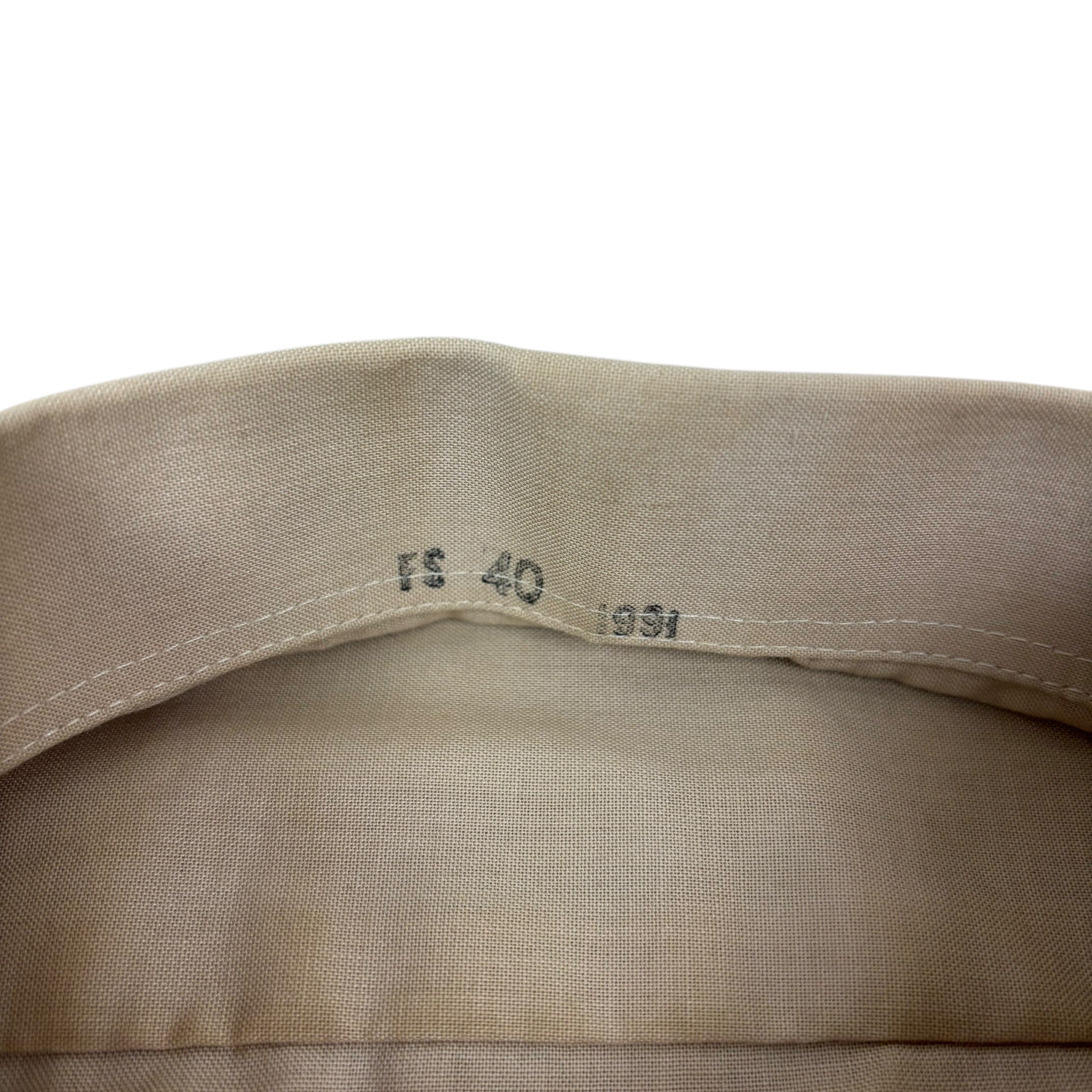 Irish Army 1991 Tan SS Combat Shirt (M)