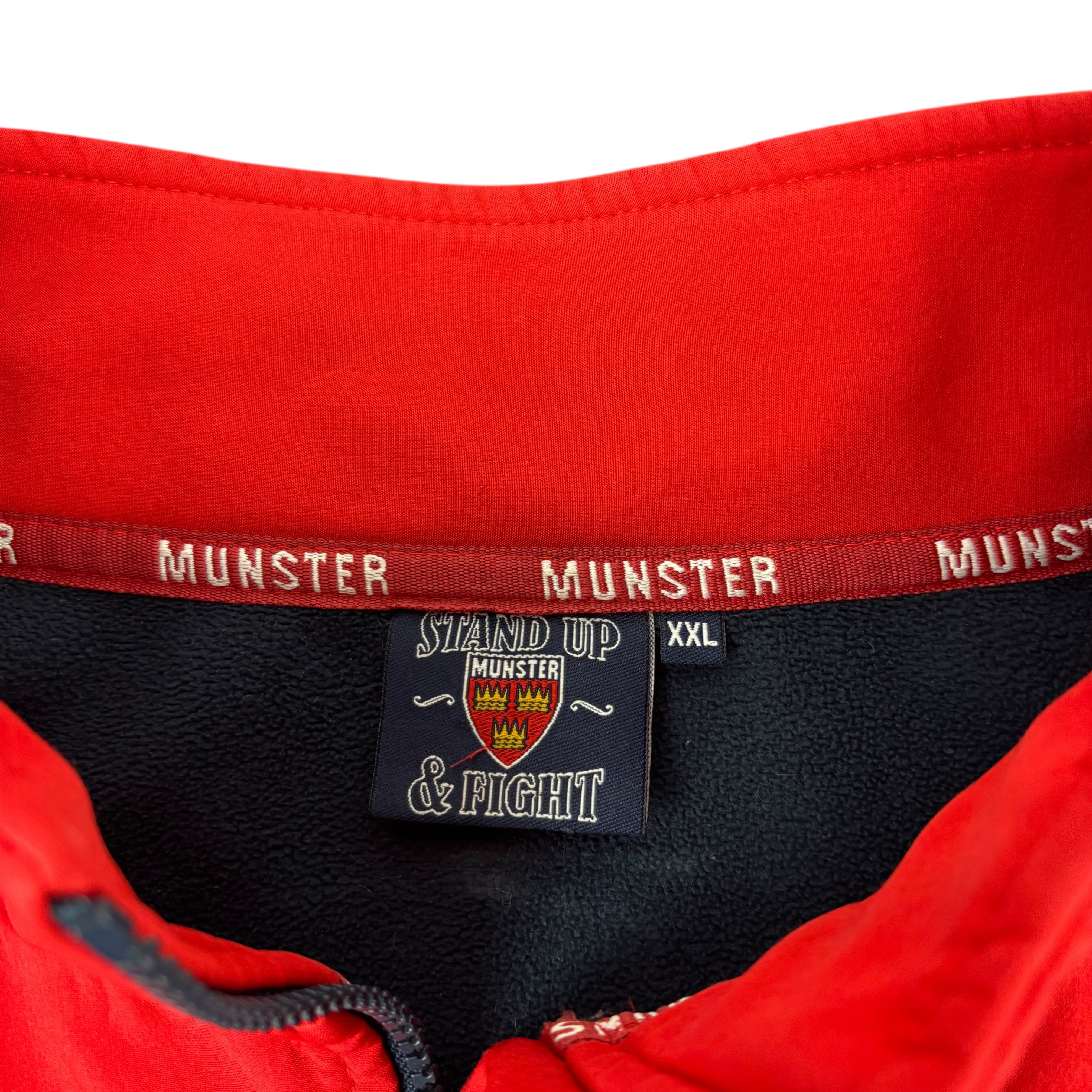 Stand Up & Fight Retro Munster Rugby Soft-Shell Jacket (XXL)