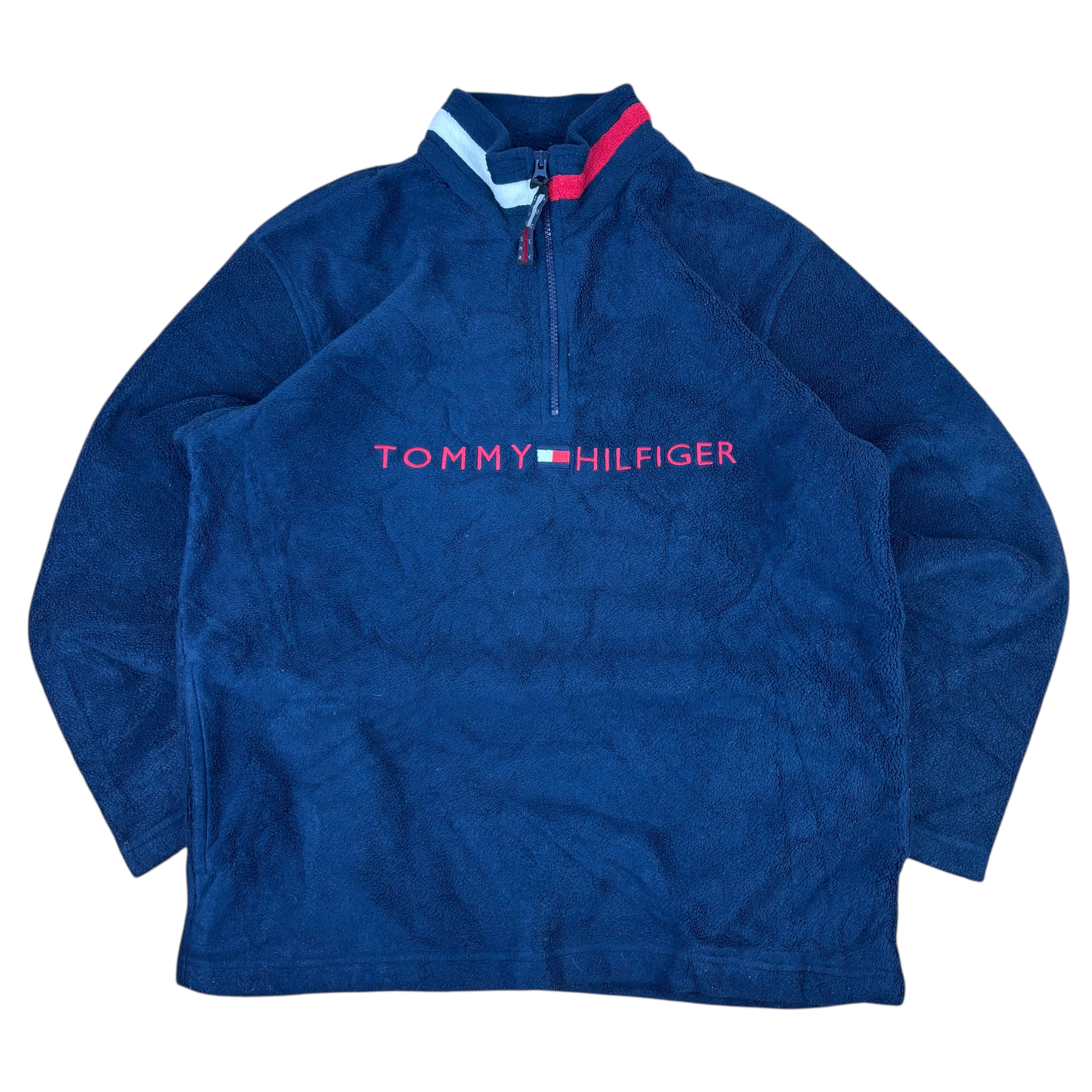 Tommy Hilfiger Y2K Navy Q-Zip Fleece (Women’s L)