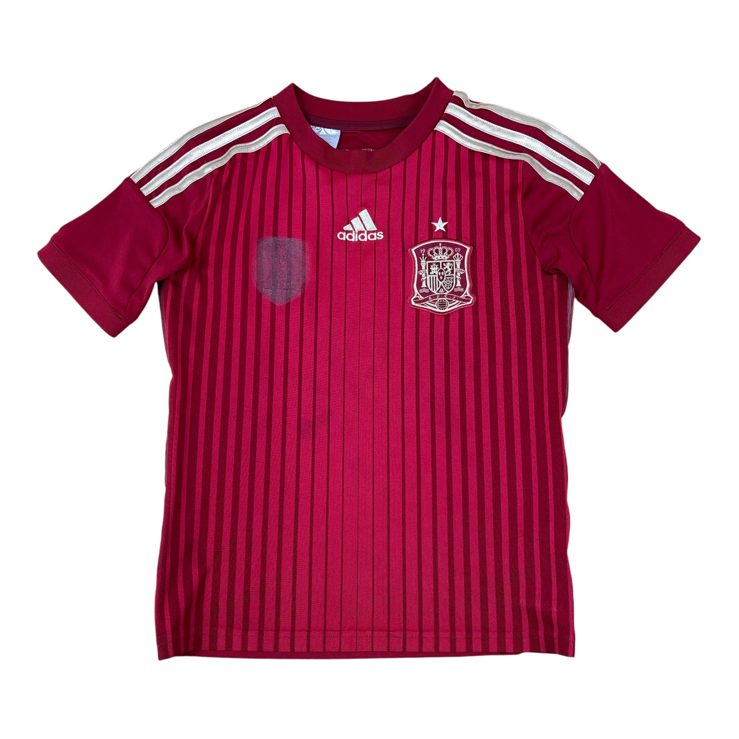 Adidas Spain National Team 2013/15 Home Jersey (9-10yrs)