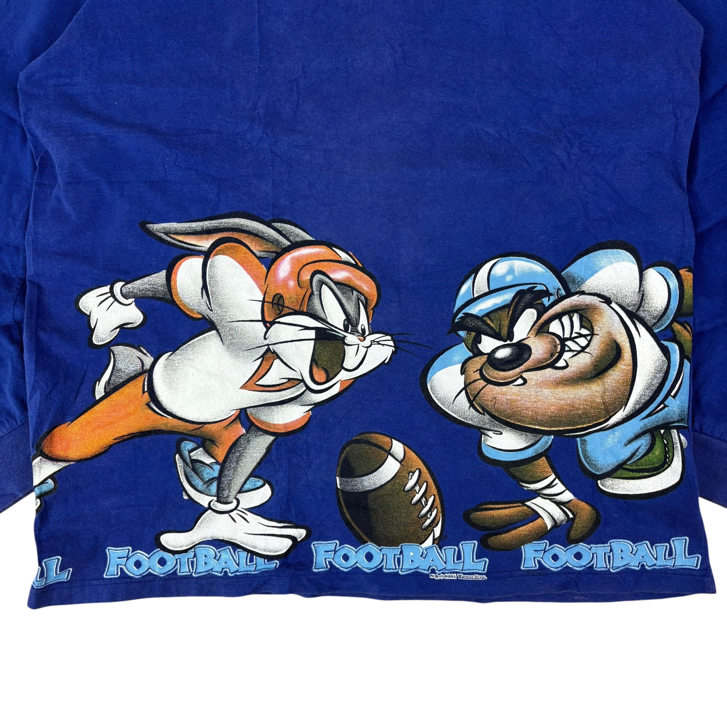Looney Tunes Football Y2K Graphic LS Tee (L)