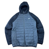 New Balance Hooded Logo Puffer (S)