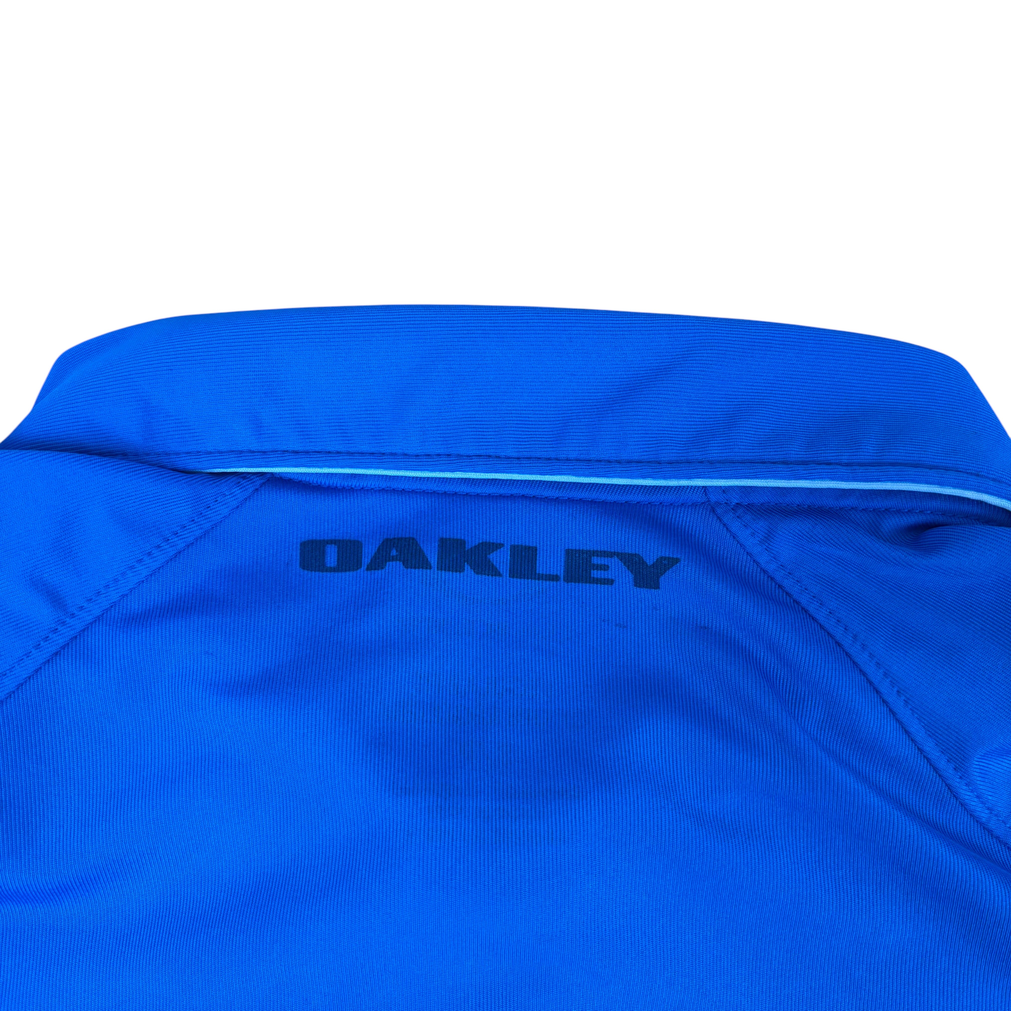 Oakley Blue Hydrolix Golf Polo Shirt (S)