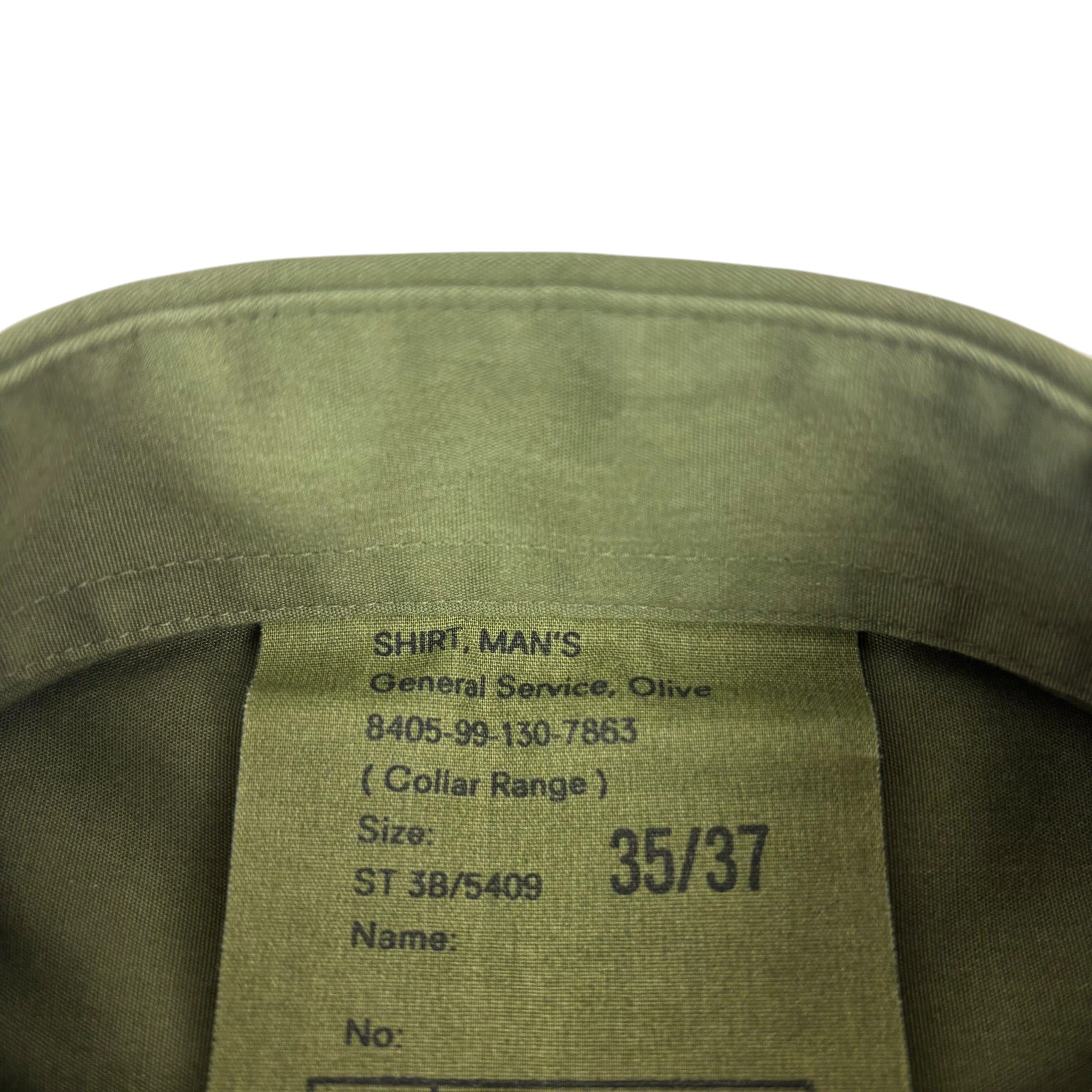 British Army 1999 Olive LS General Service Shirt (M)