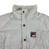 FILA White Y2K Puffer (M)