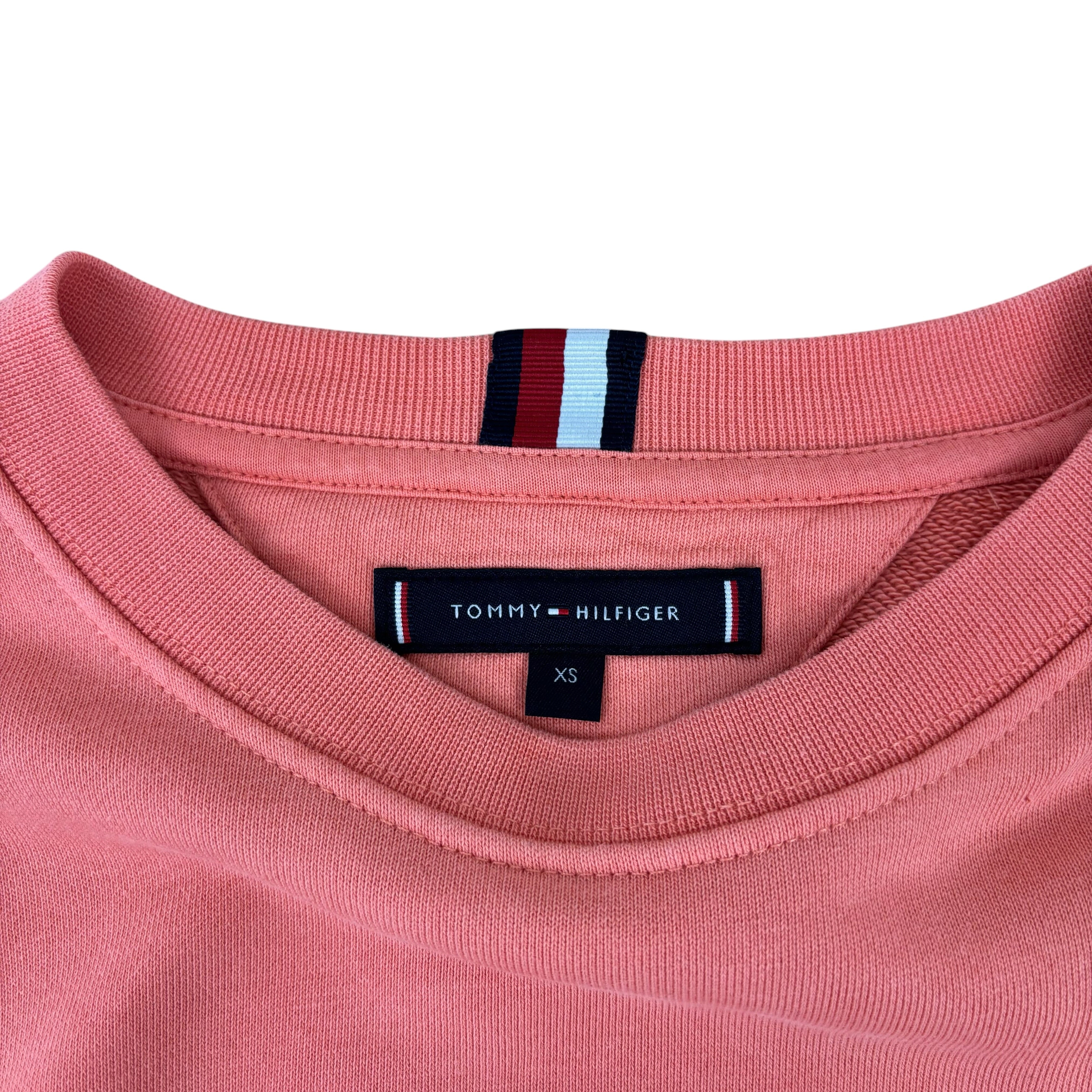 Tommy Hilfiger Pink Logo Sweater (XS)