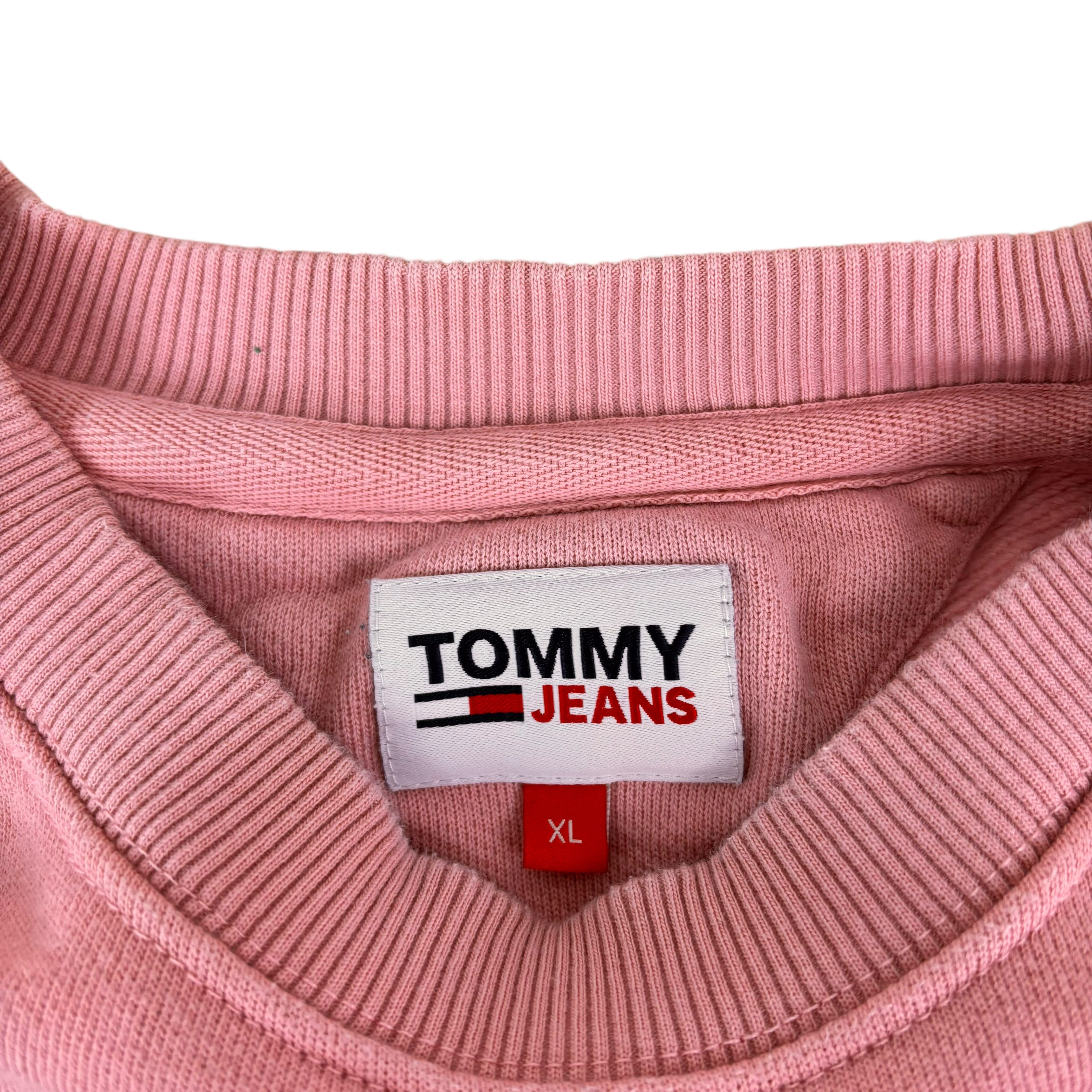 Tommy Hilfiger Jeans Pink Centre Logo Sweater (XL)