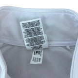 Adidas White Spell-Out Track Jacket (Women’s L)