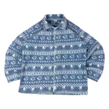 Vintage Blue Pattern Fleece (S)