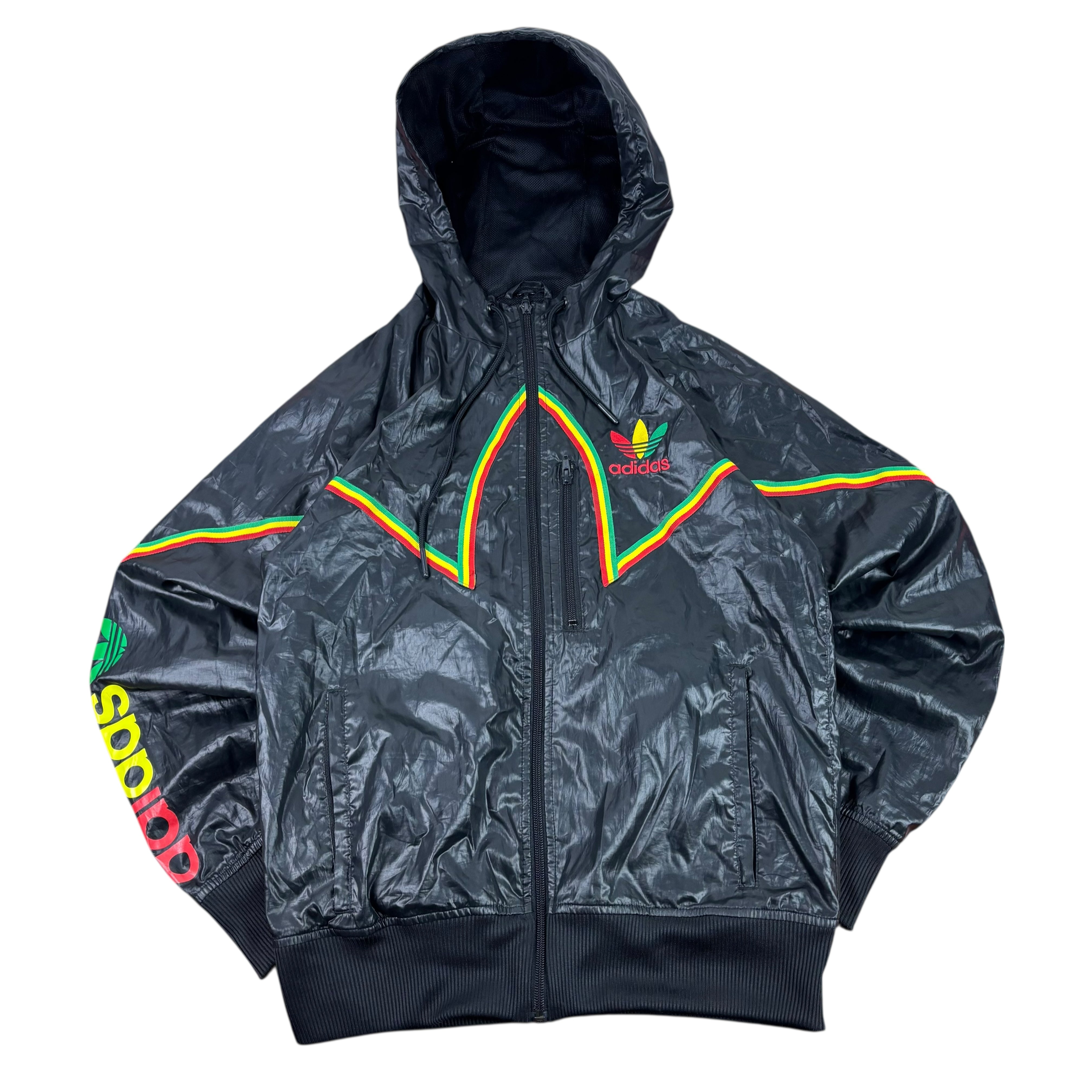 Adidas Y2K Rasta Windbreaker (S)