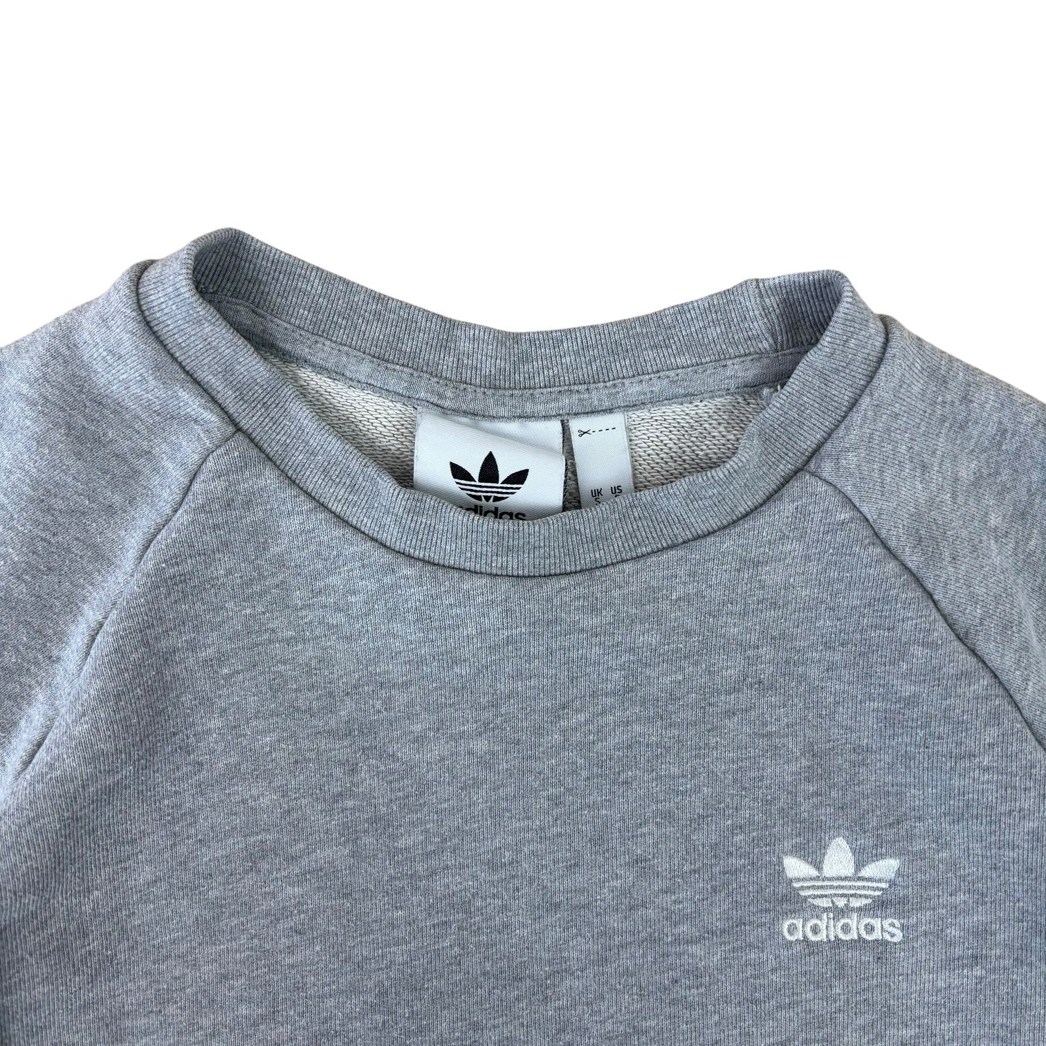 Adidas Grey Logo Sweater (S)