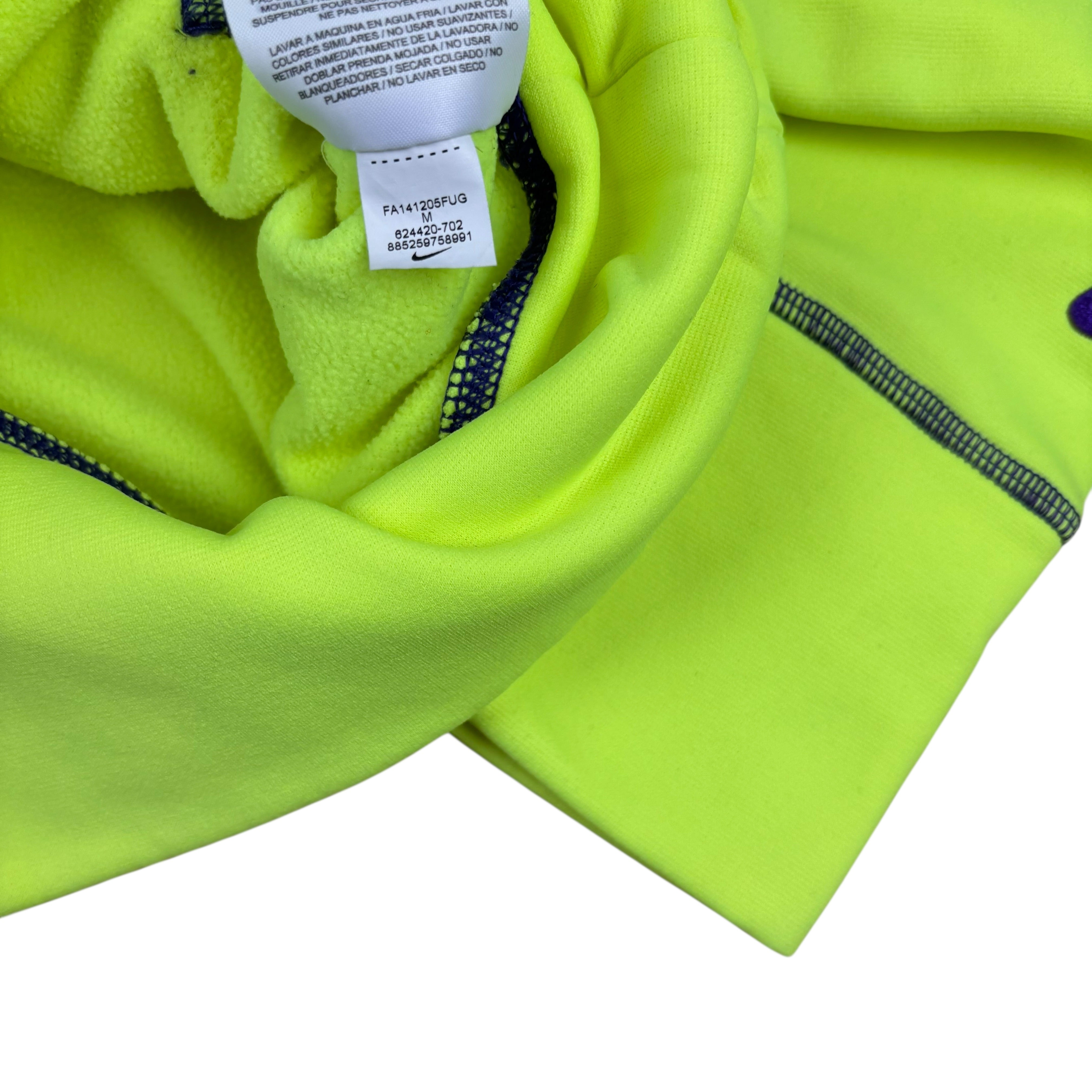 Nike Neon Yellow Spell-Out Hoodie (Women’s M)
