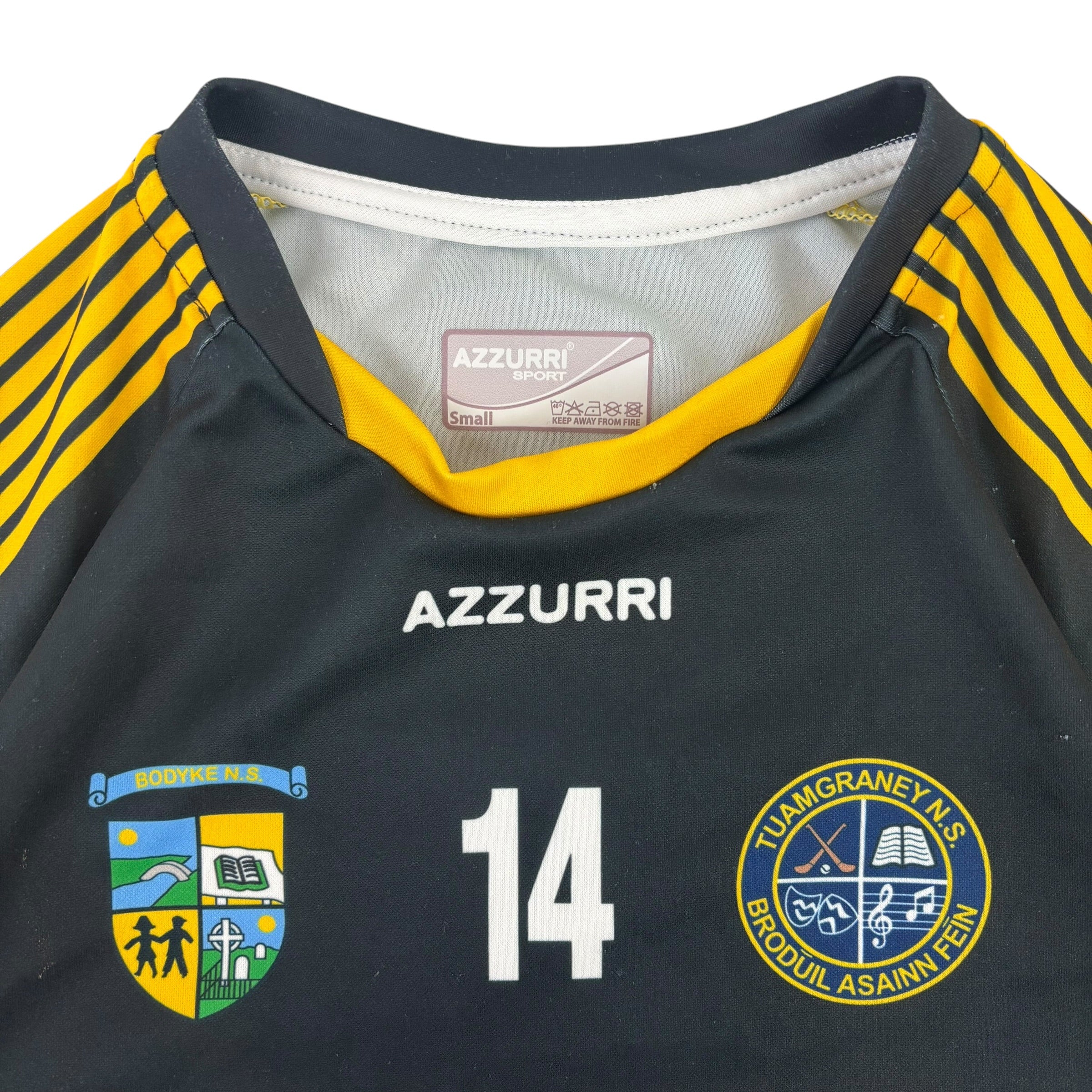 Azzurri Bodyke Tuamgraney NS GAA 2020s No.14 Home Jersey (S)