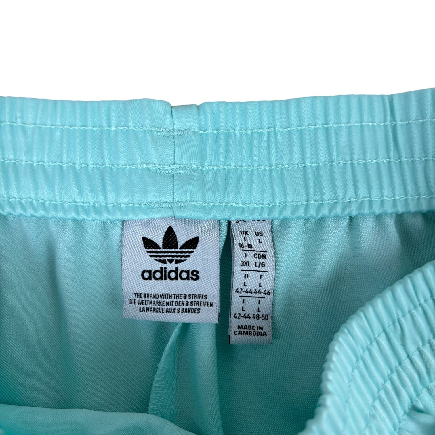 Adidas Baby Blue Sprinter Shorts (Women’s L)