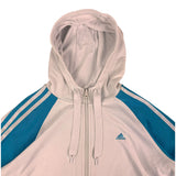 Adidas Blue & White Y2K Hoodie (Women’s S)