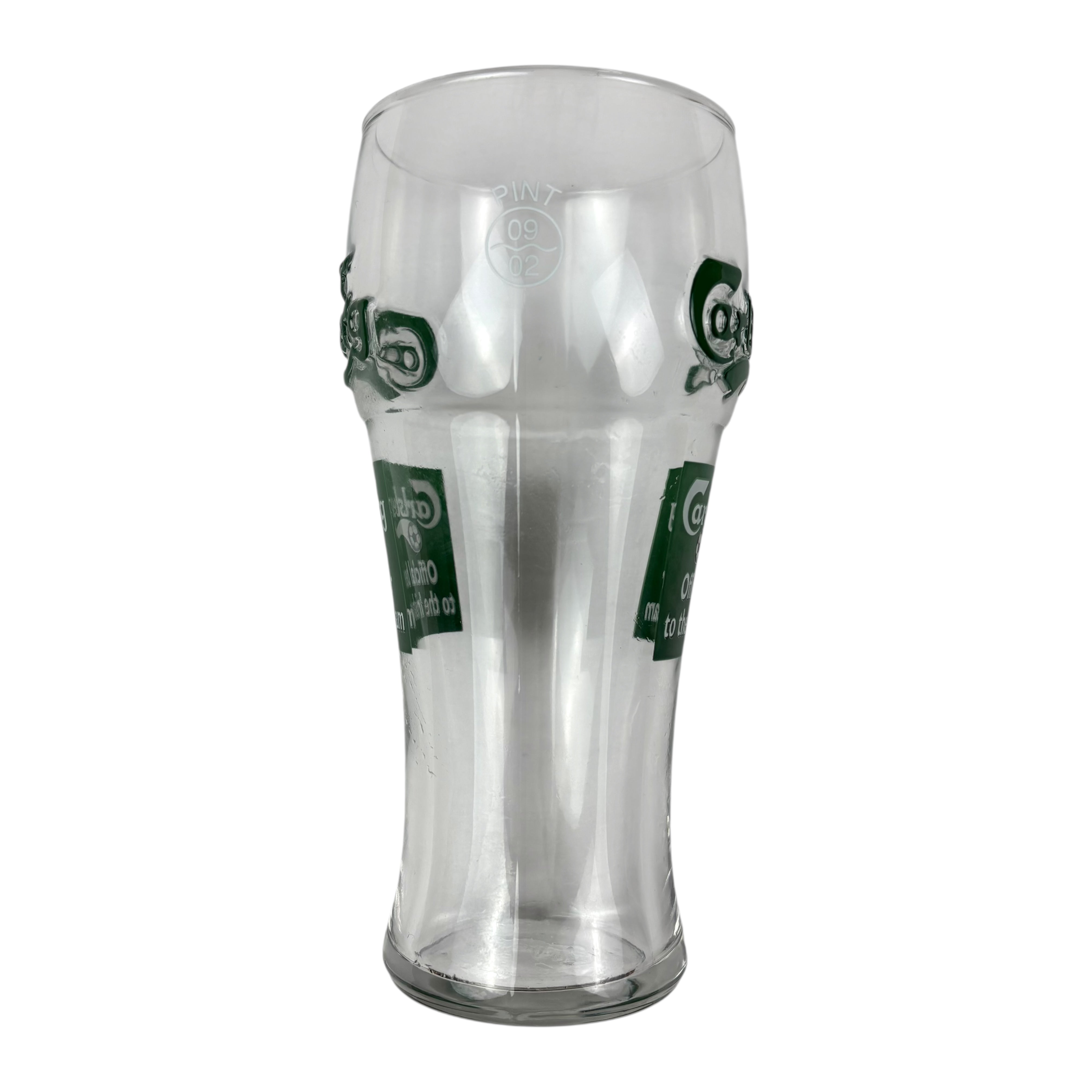 Carlsberg Official Beer to the Irish Team 2002 Collectible Pint Glass