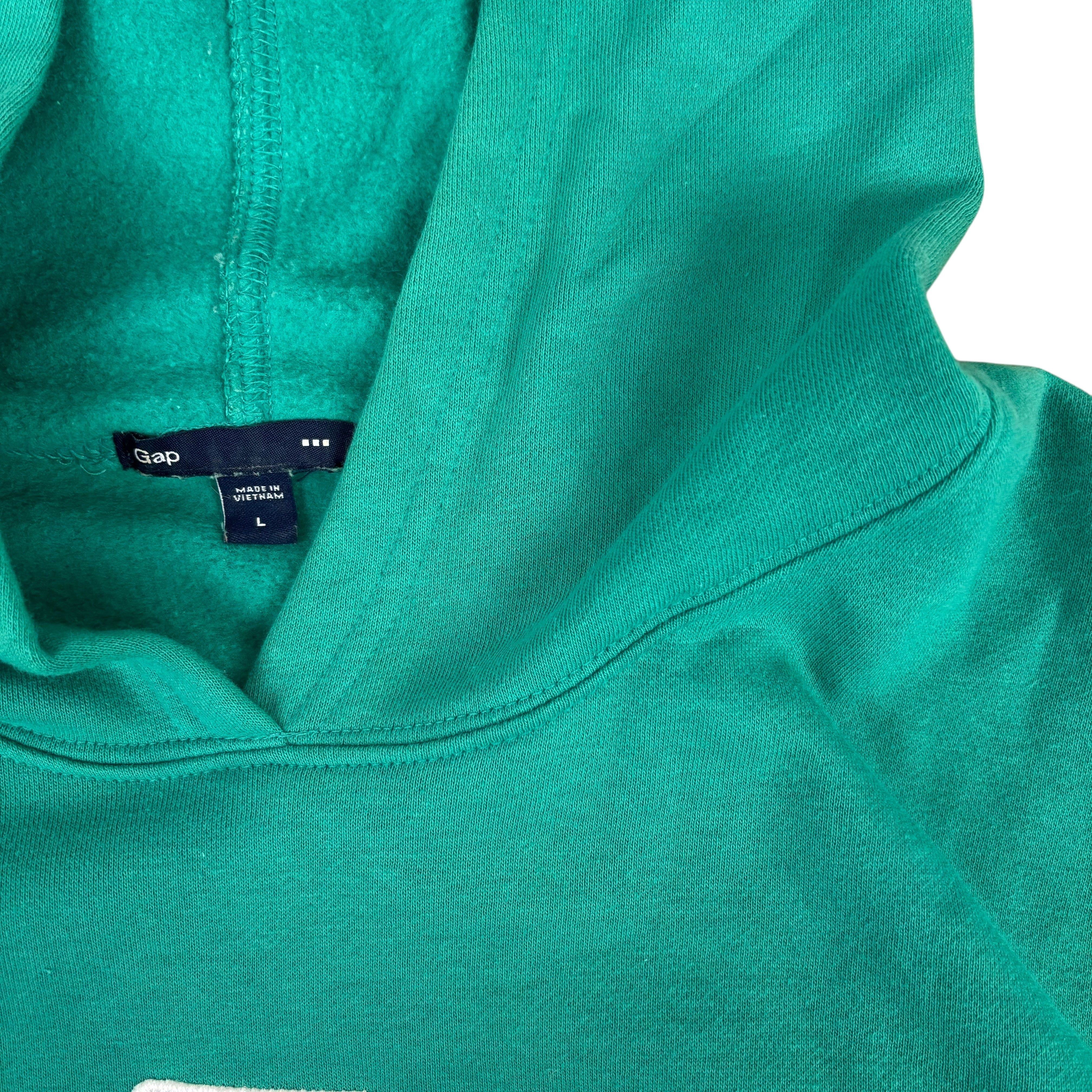 GAP Green Arc Logo Hoodie (L)