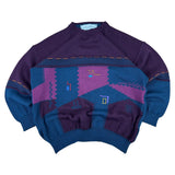 Le Tricot Marine Vintage Made in Ireland Knitted Fisherman Sweater (M)