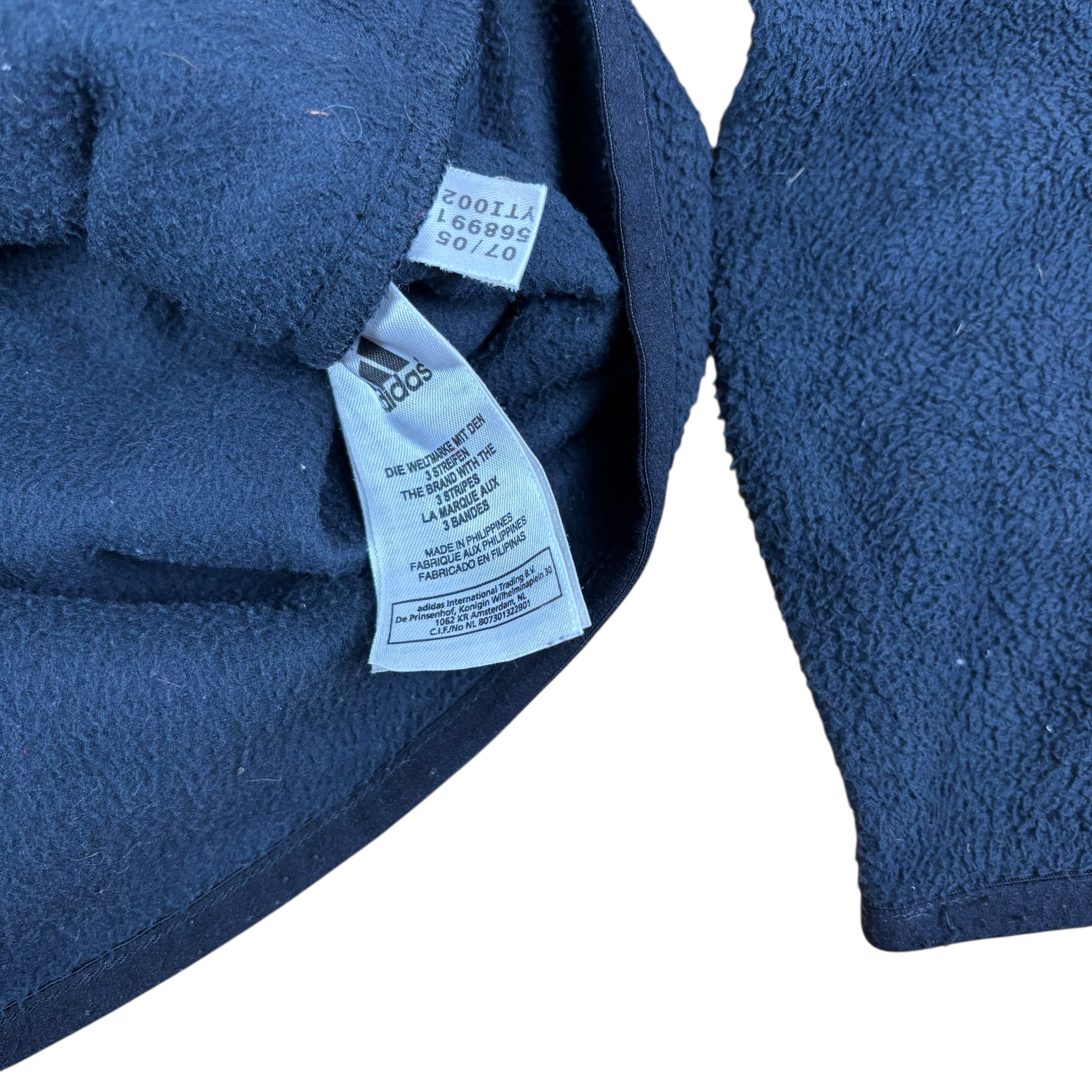 Adidas Black Y2K Logo Fleece (M)