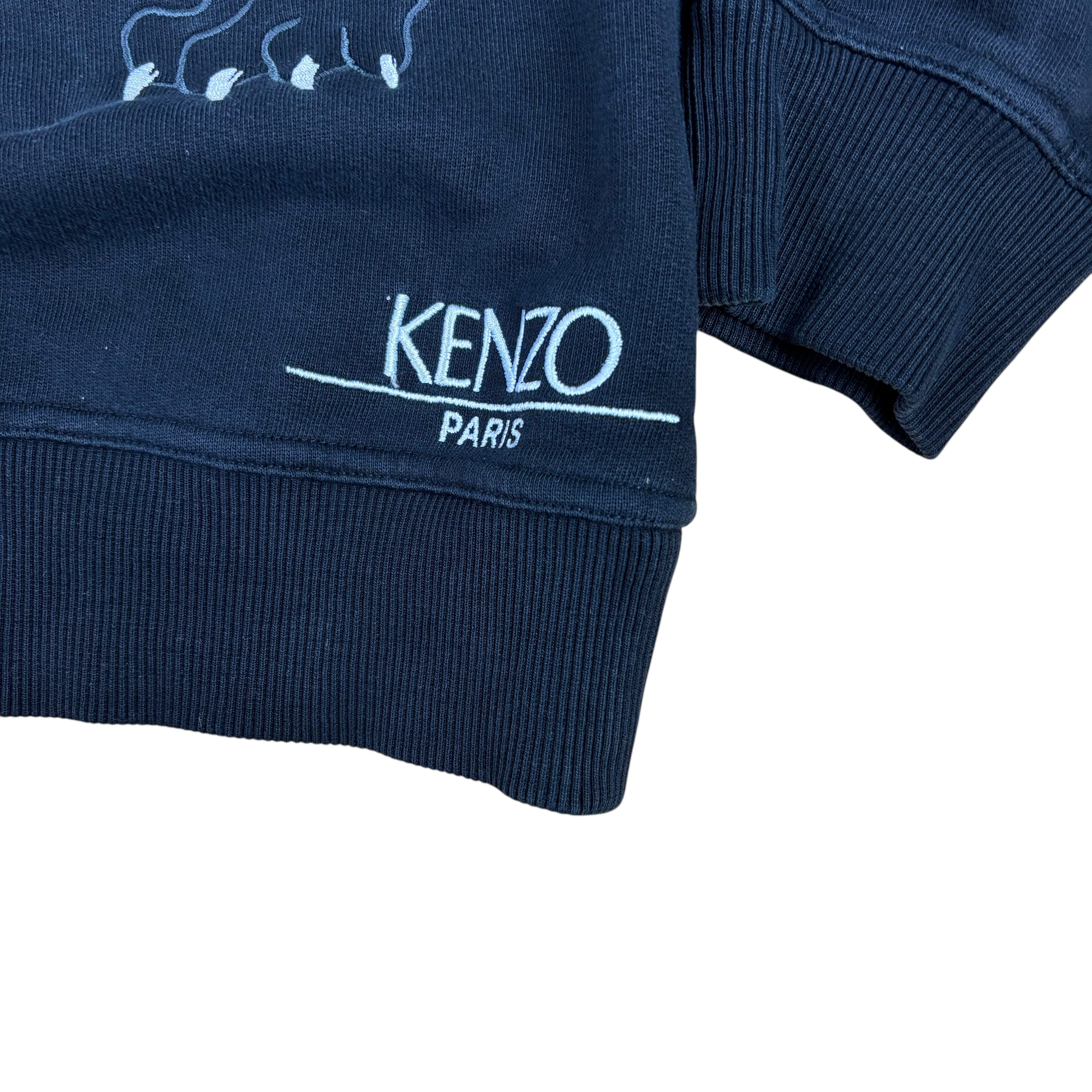 Kenzo Black Y2K Tiger Sweater (M)