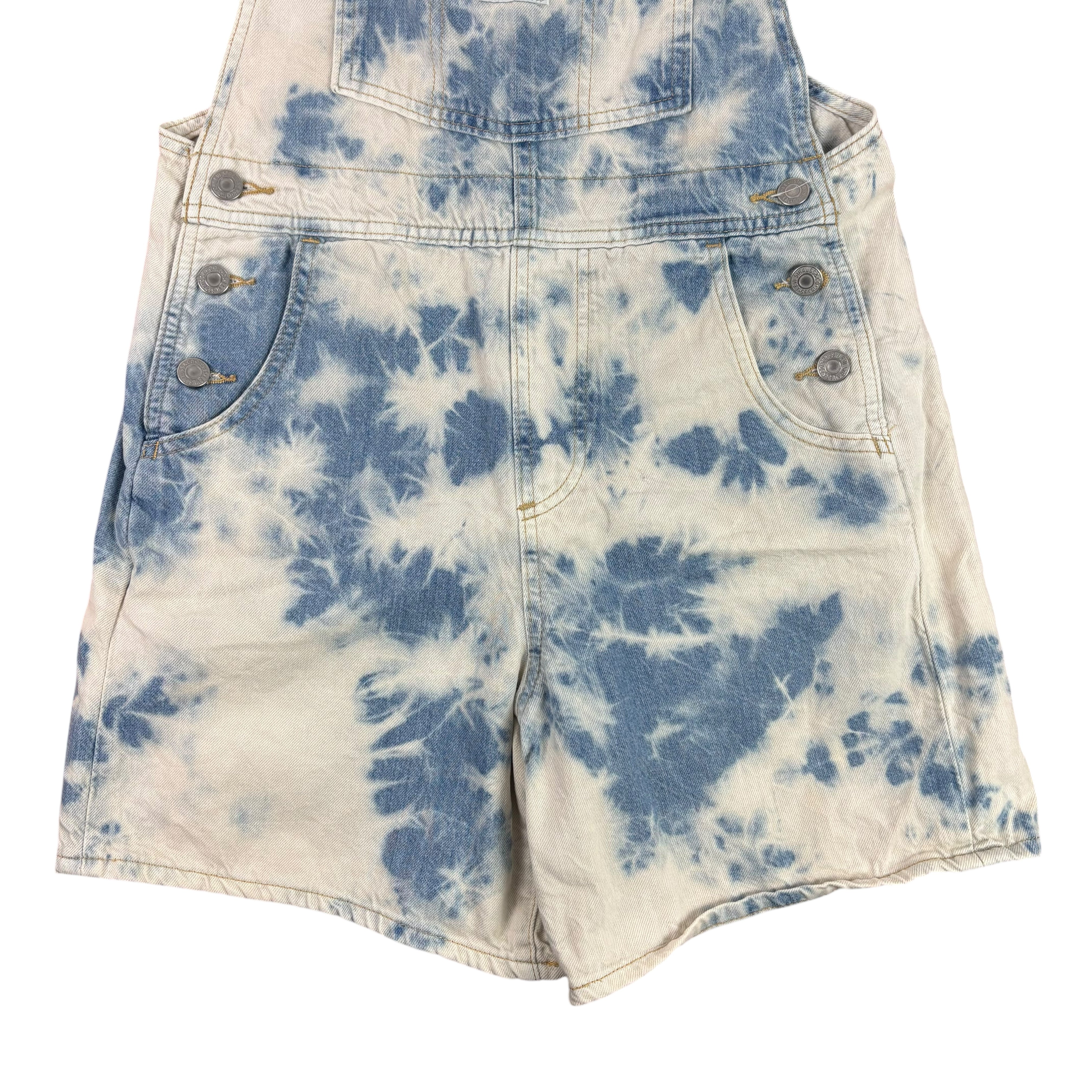 Levi’s Bleach-Dyed Denim Dungarees (Women’s XS)