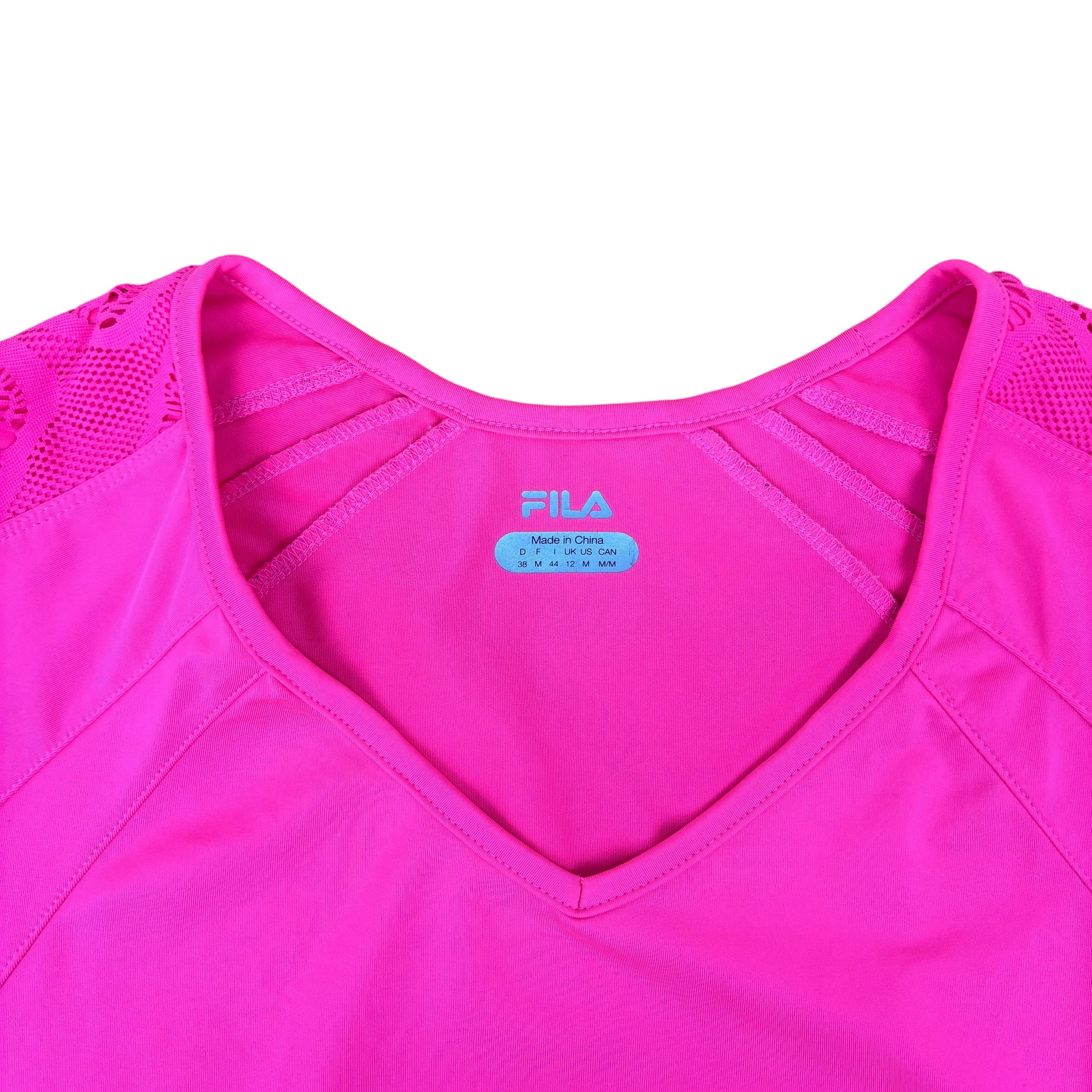 FILA Y2K Pink Sleeveless Tee (Women’s M)