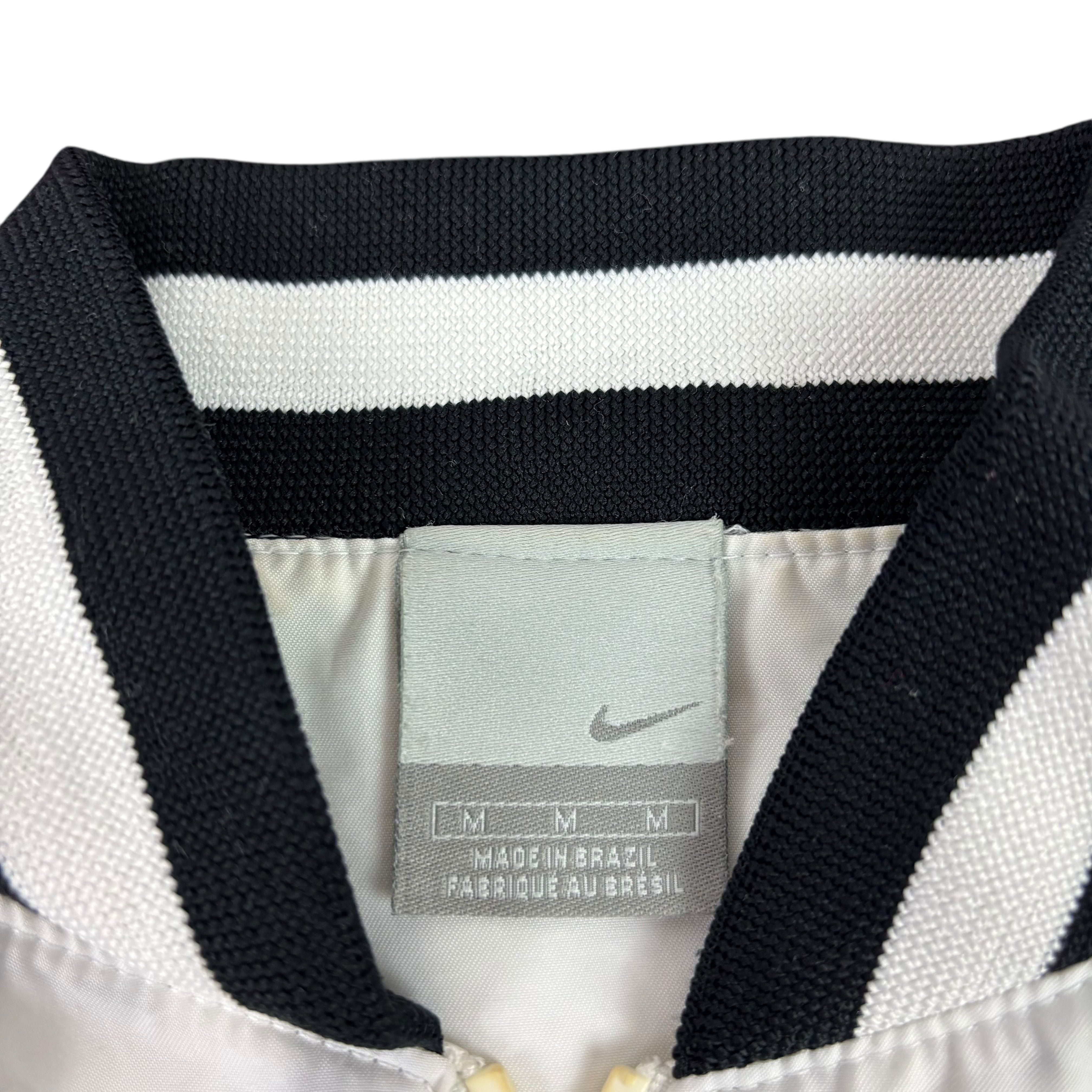Nike White Y2K Cropped Windbreaker (Women’s M)