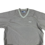 FILA Grey Y2K Pull-Over Windbreaker (S)
