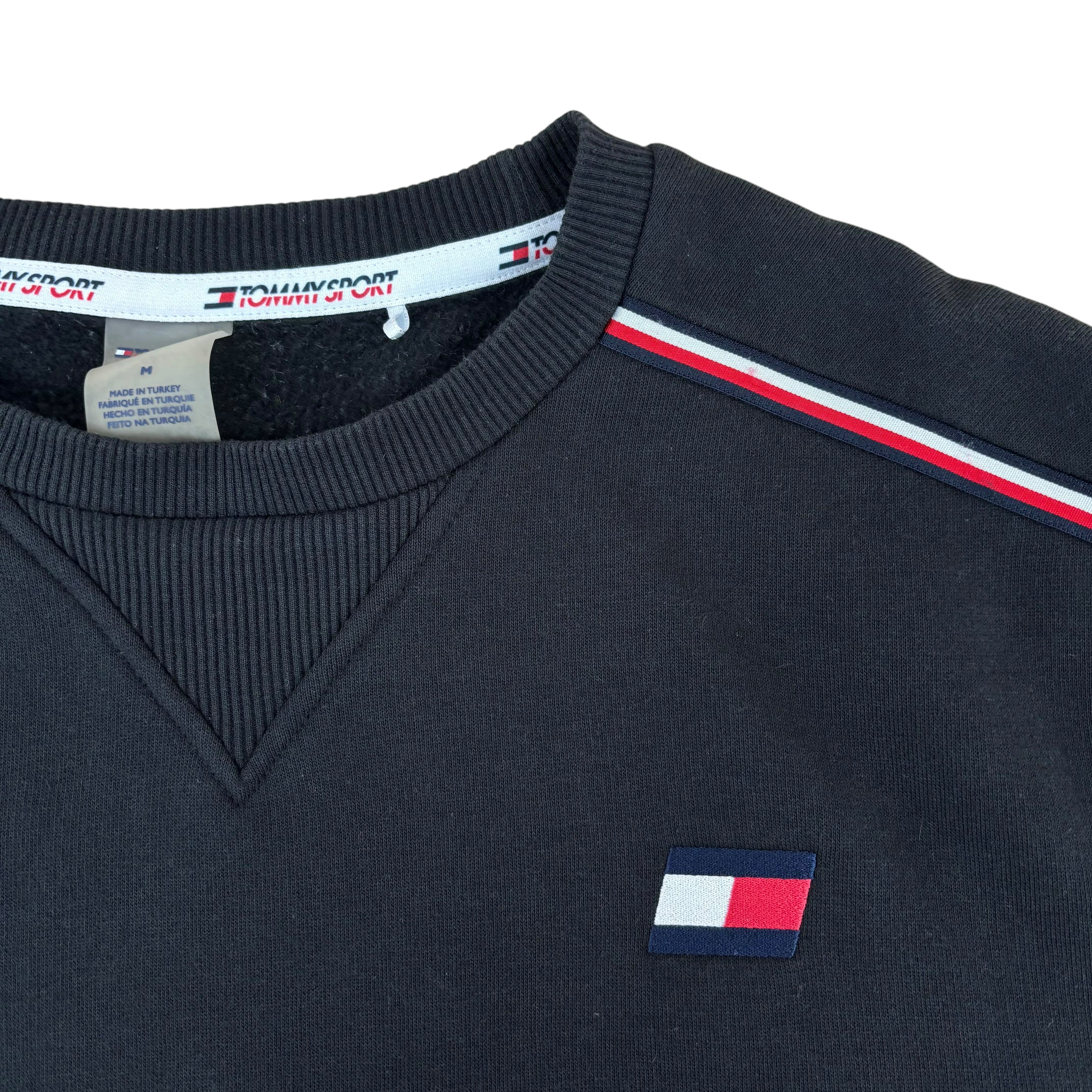 Tommy Hilfiger Sport Black Logo Sweater (M)