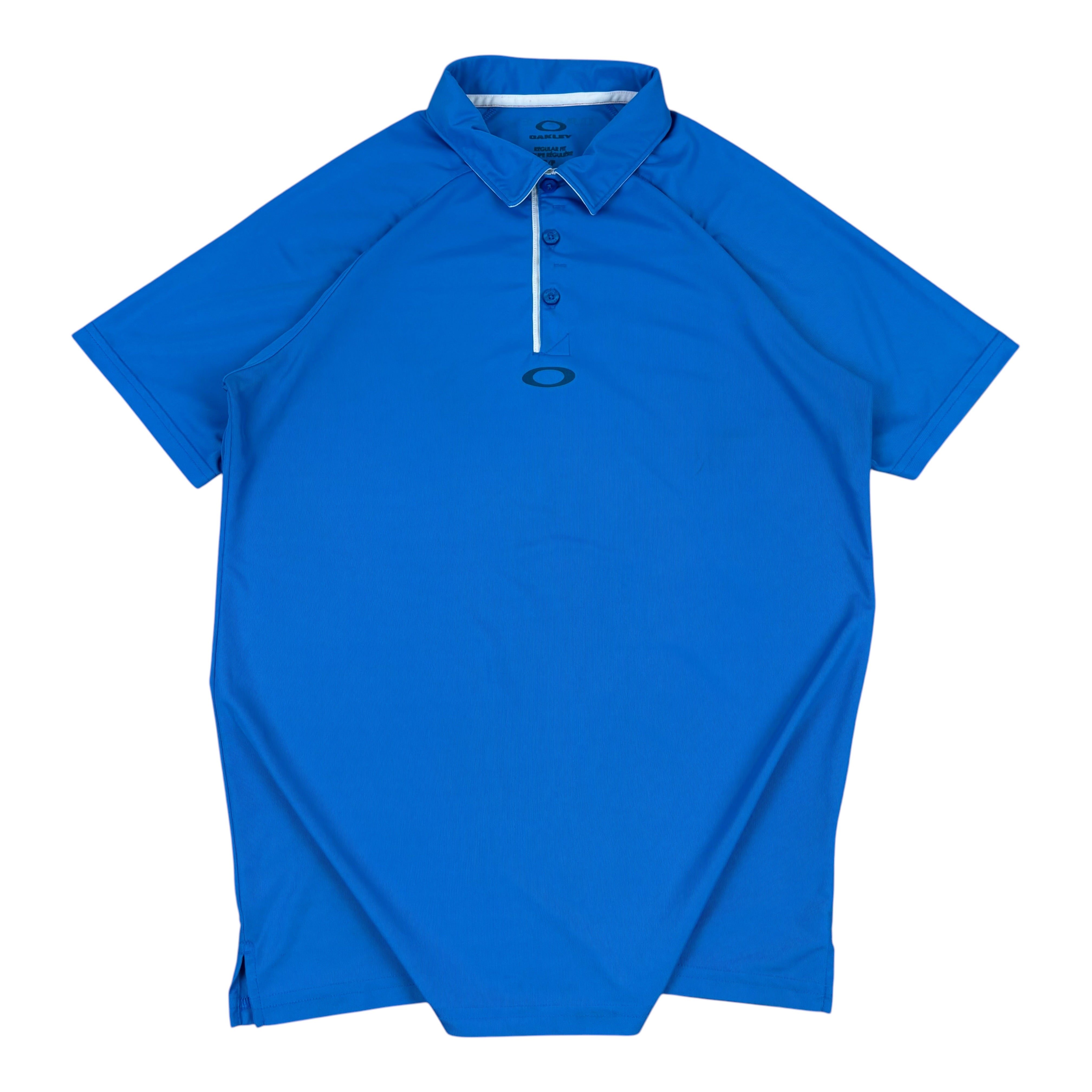Oakley Blue Hydrolix Golf Polo Shirt (S)