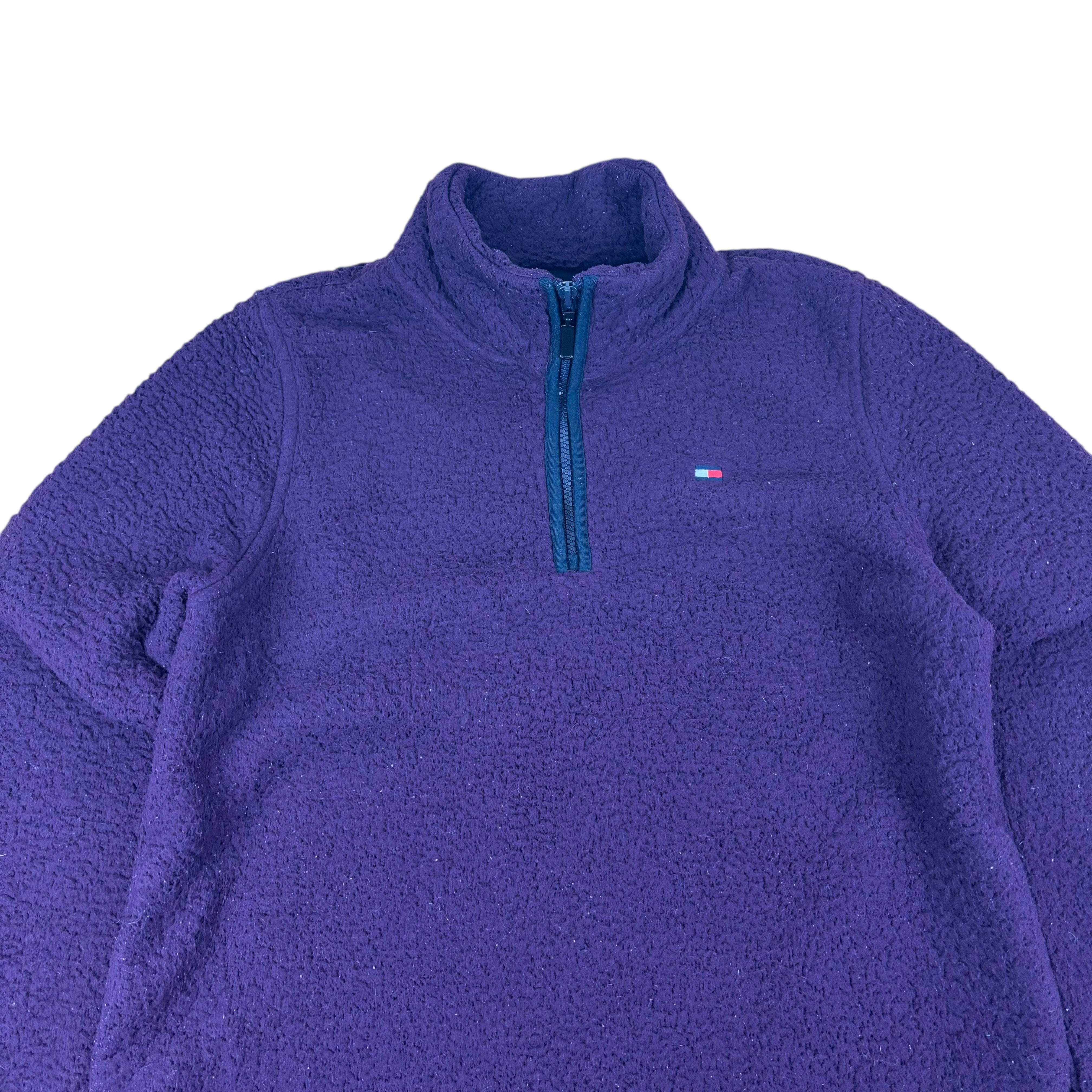 Tommy Hilfiger Purple Q-Zip Sherpa Fleece (Women’s M)
