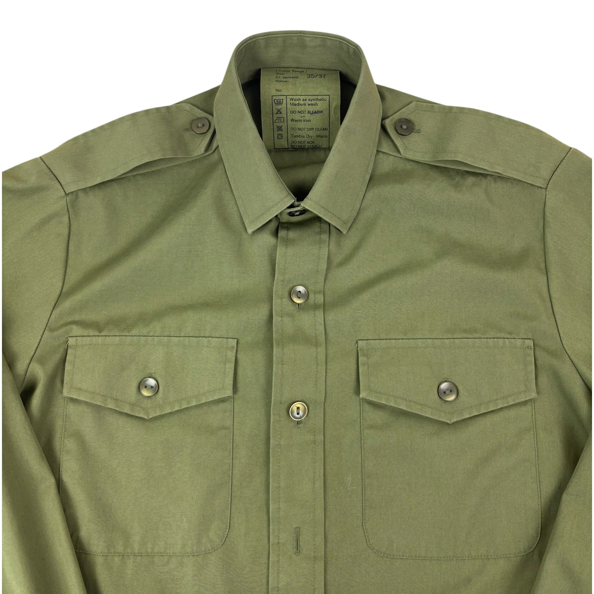 British Army 1999 Olive LS General Service Shirt (M)