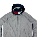 Tommy Hilfiger Grey Y2K Logo Windbreaker (L)